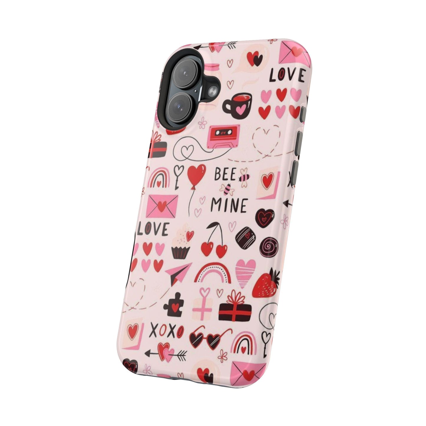 MagSafe Case: Bee Mine Love Doodles - BOGO Cases