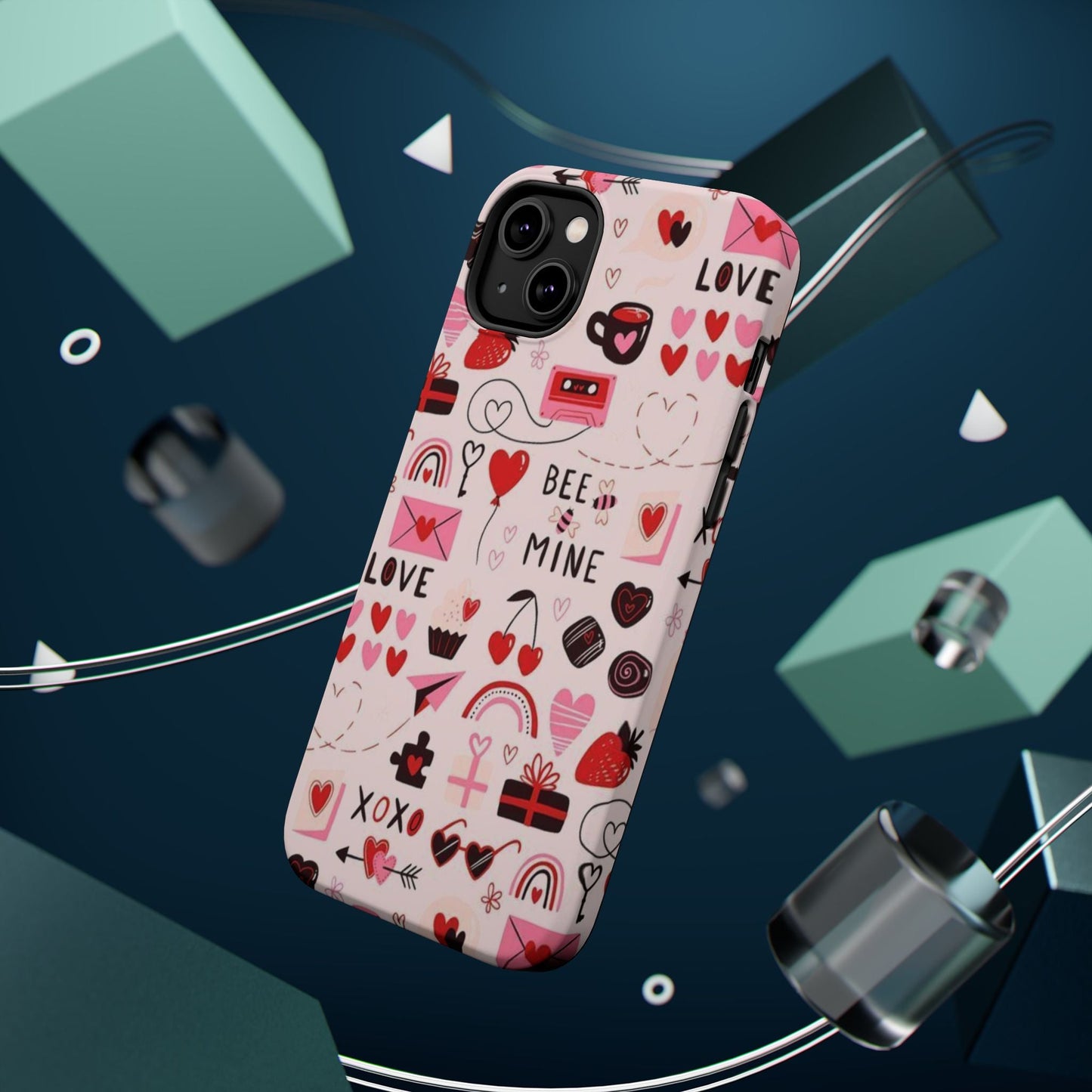 MagSafe Case: Bee Mine Love Doodles - BOGO Cases