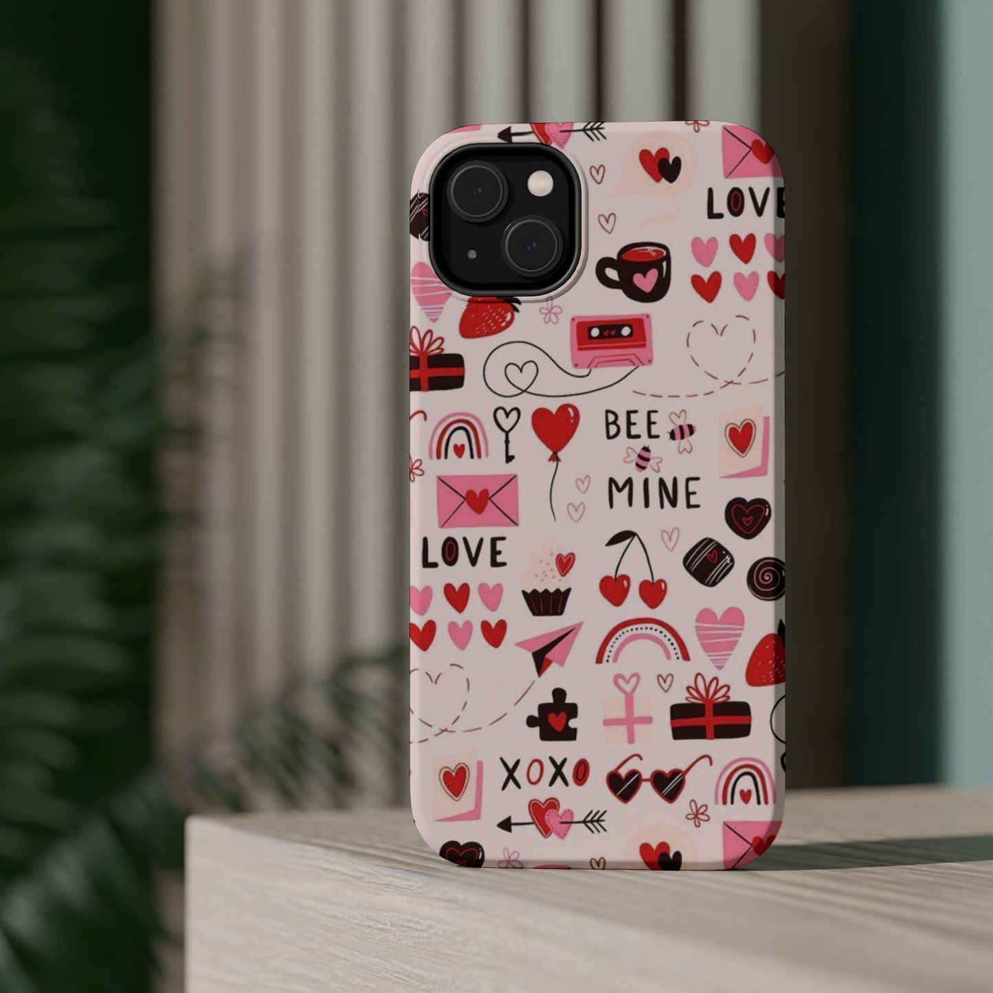 MagSafe Case: Bee Mine Love Doodles - BOGO Cases