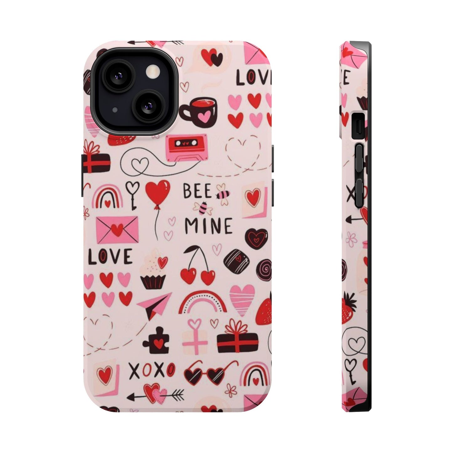 MagSafe Case: Bee Mine Love Doodles - BOGO Cases