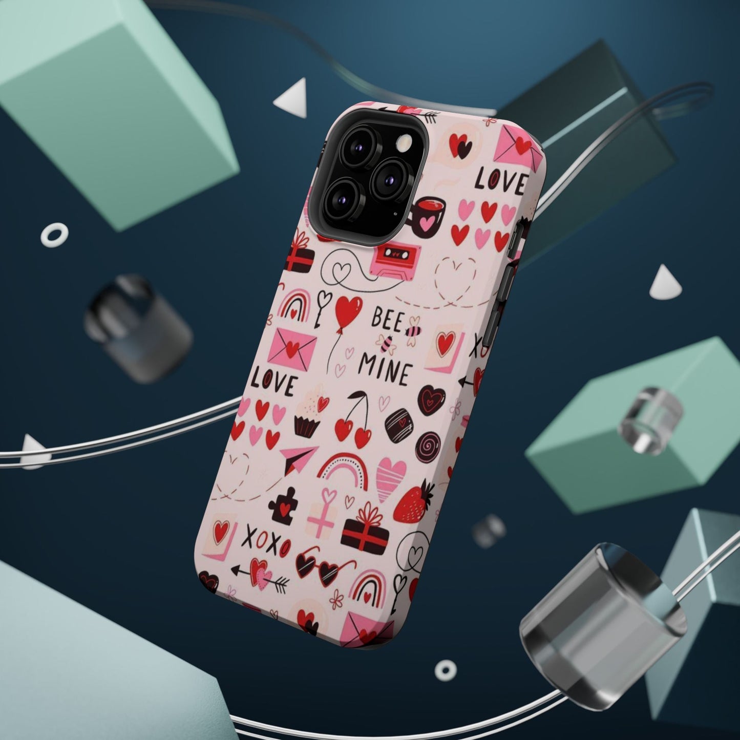 MagSafe Case: Bee Mine Love Doodles - BOGO Cases