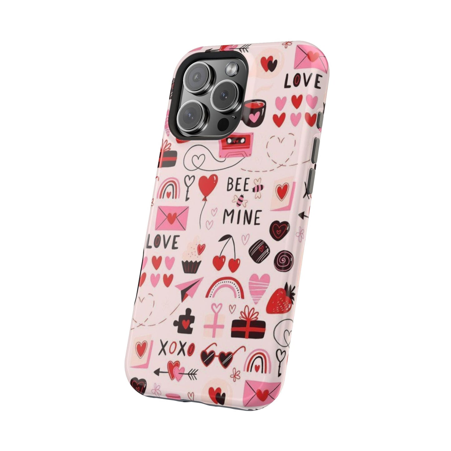 MagSafe Case: Bee Mine Love Doodles - BOGO Cases