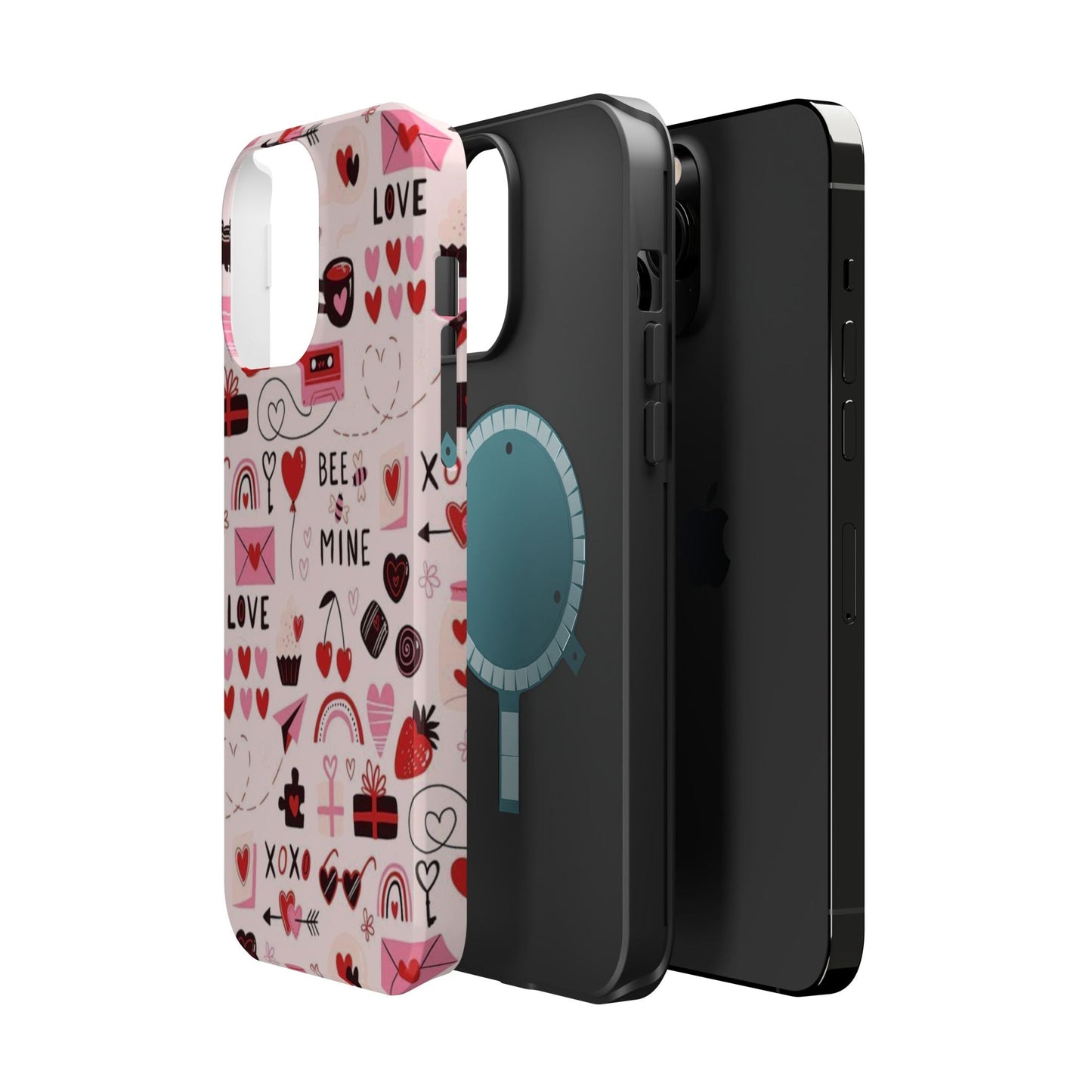 MagSafe Case: Bee Mine Love Doodles - BOGO Cases