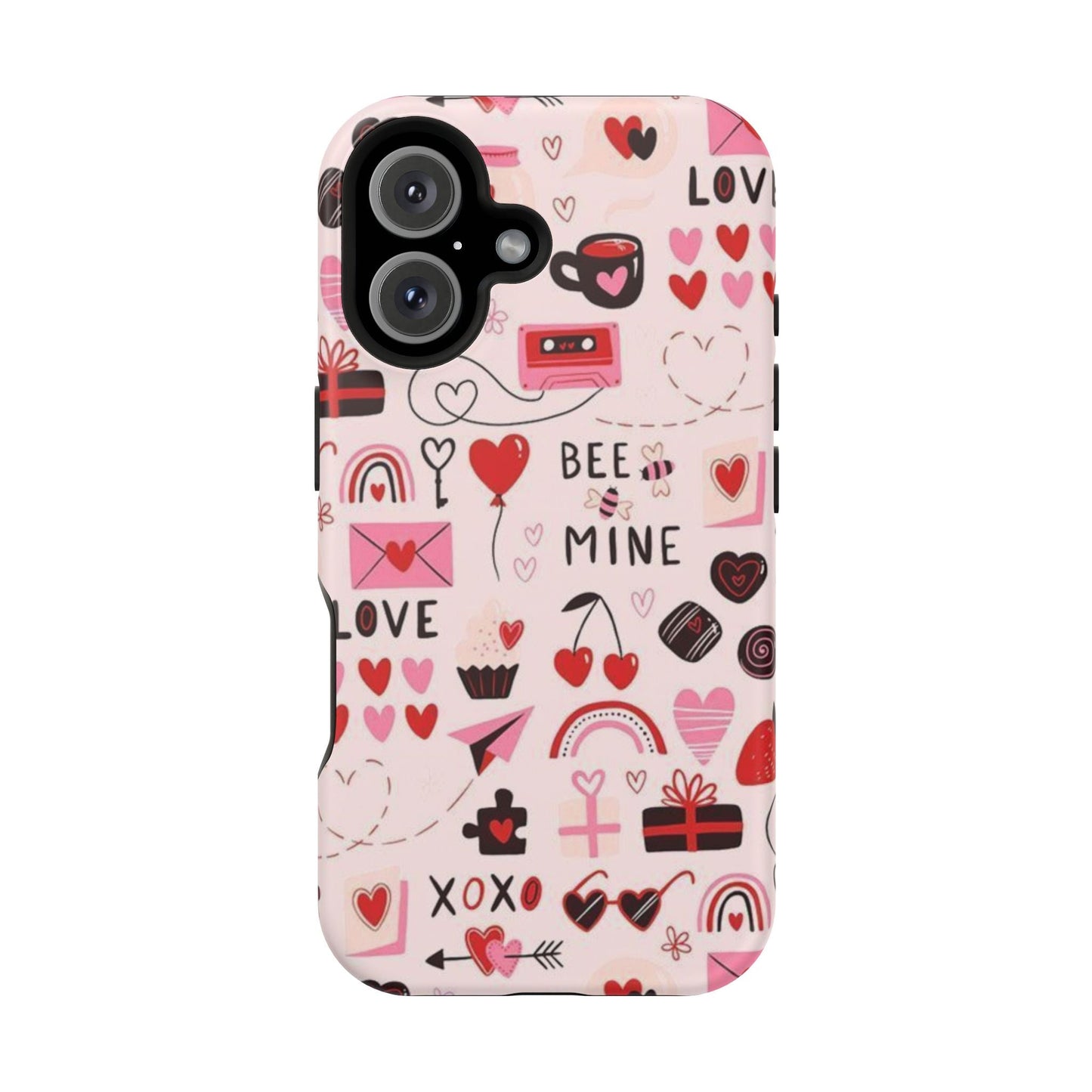 MagSafe Case: Bee Mine Love Doodles - BOGO Cases
