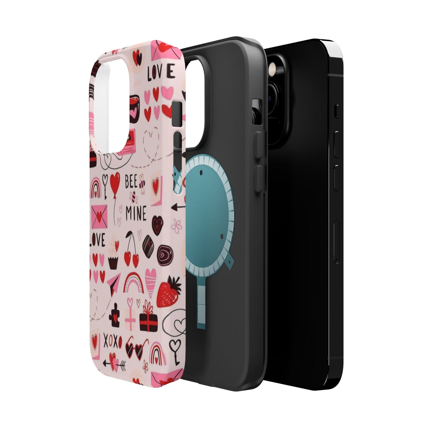 MagSafe Case: Bee Mine Love Doodles - BOGO Cases