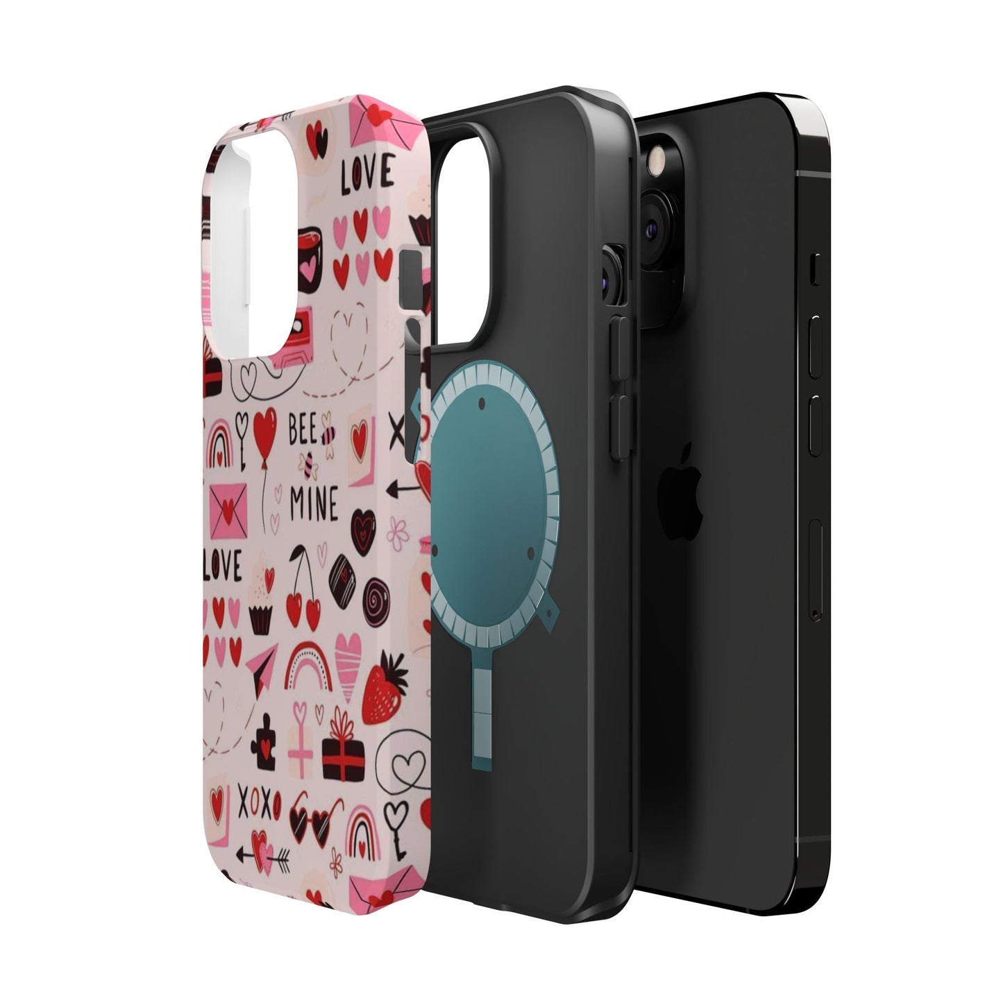 MagSafe Case: Bee Mine Love Doodles - BOGO Cases