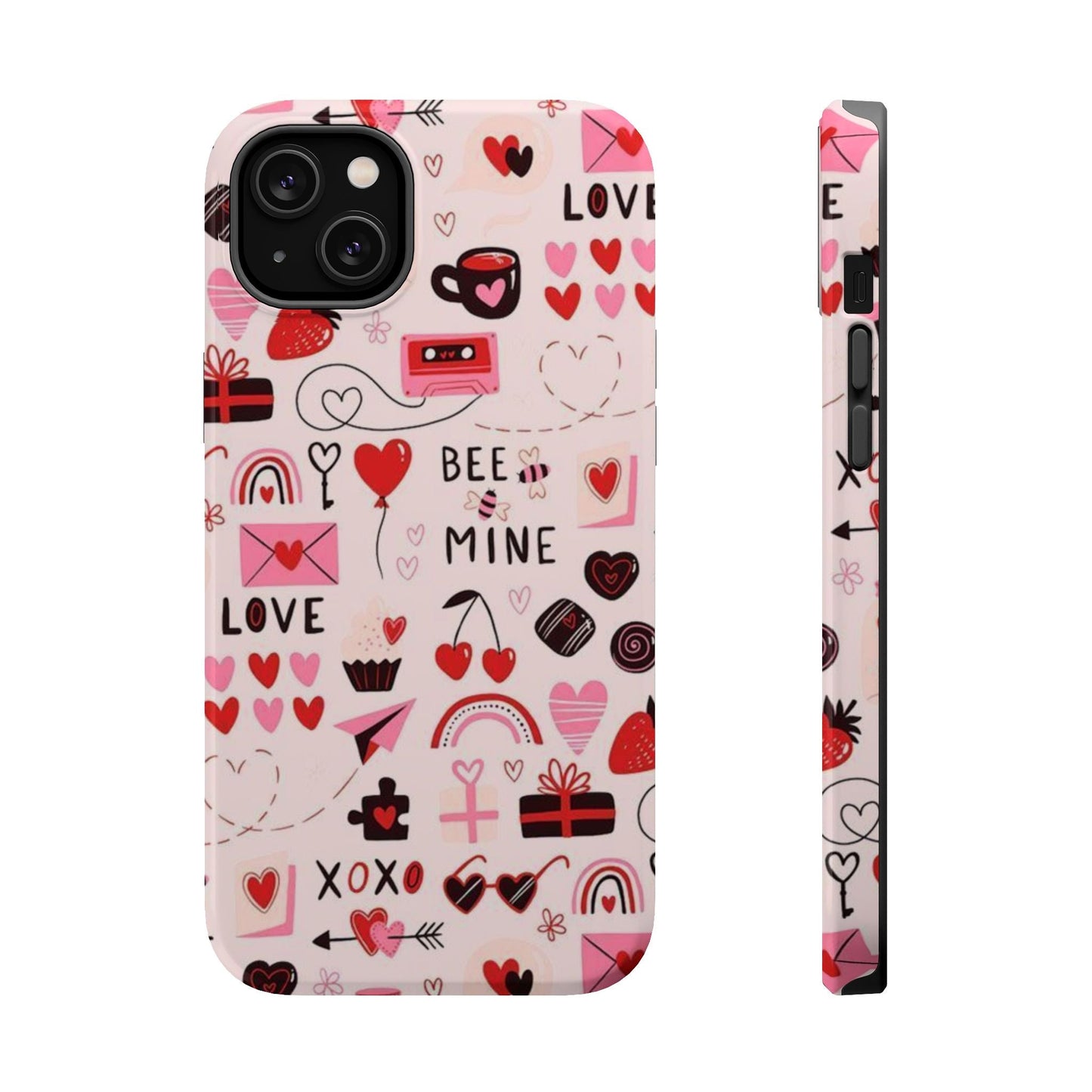 MagSafe Case: Bee Mine Love Doodles - BOGO Cases