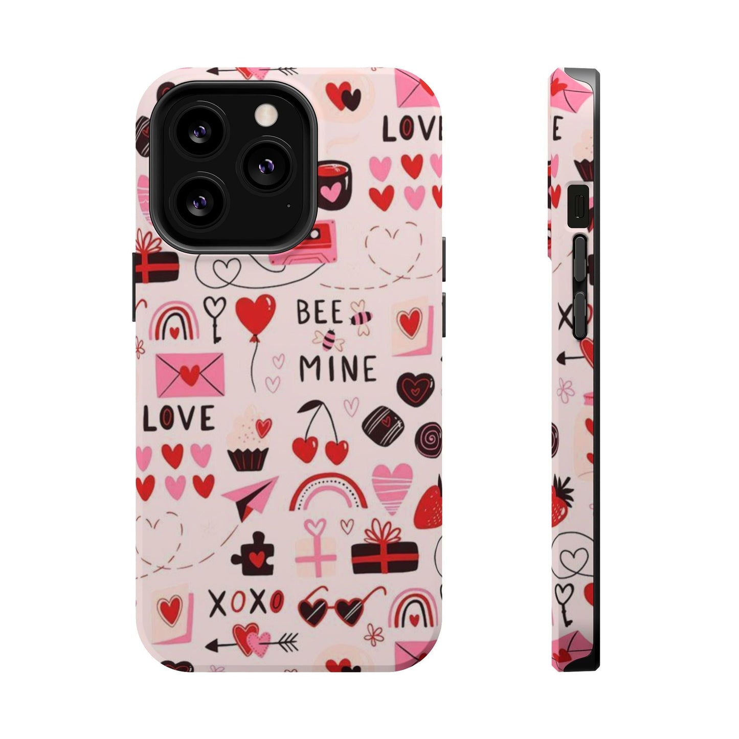 MagSafe Case: Bee Mine Love Doodles - BOGO Cases