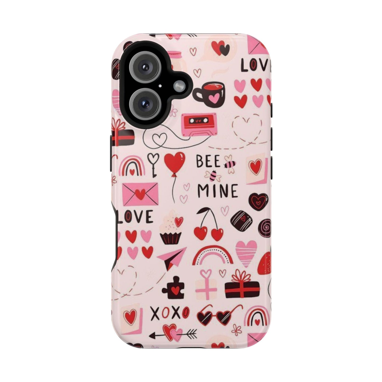 MagSafe Case: Bee Mine Love Doodles - BOGO Cases