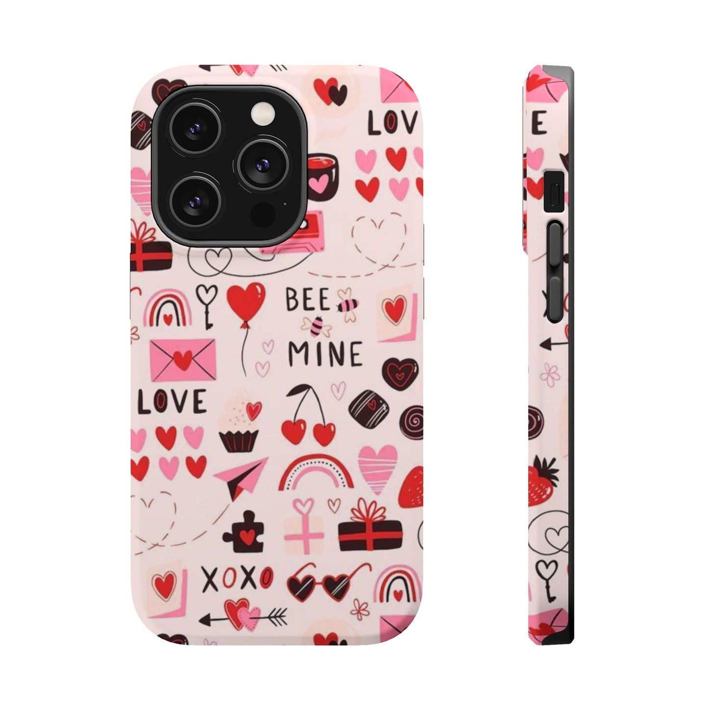MagSafe Case: Bee Mine Love Doodles - BOGO Cases