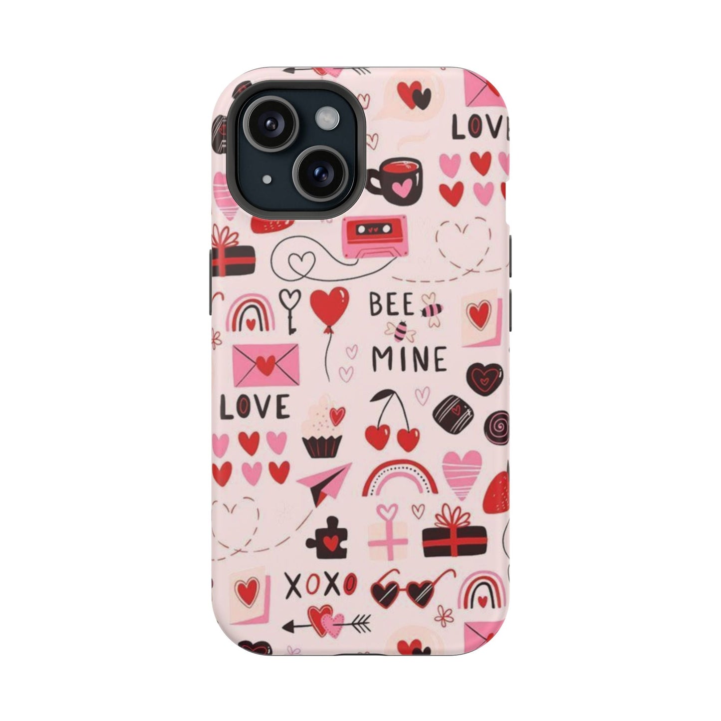 MagSafe Case: Bee Mine Love Doodles - BOGO Cases