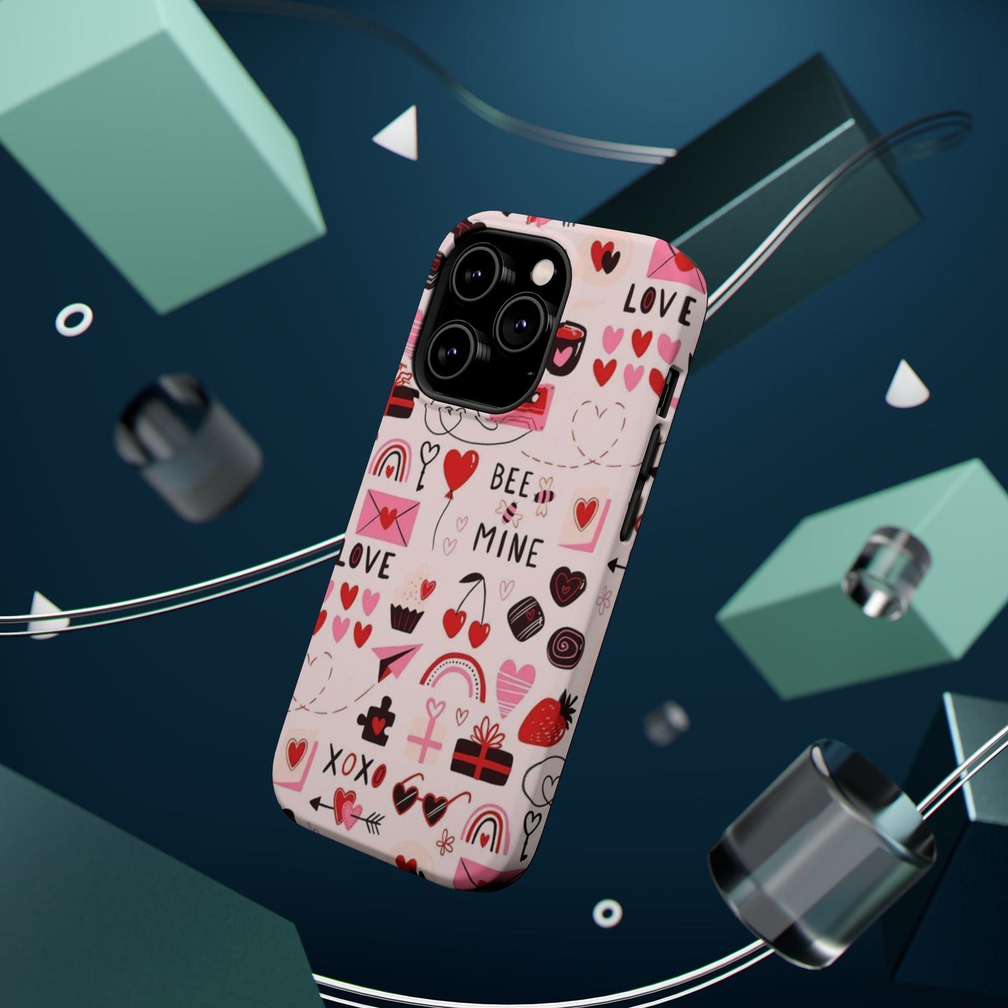 MagSafe Case: Bee Mine Love Doodles - BOGO Cases
