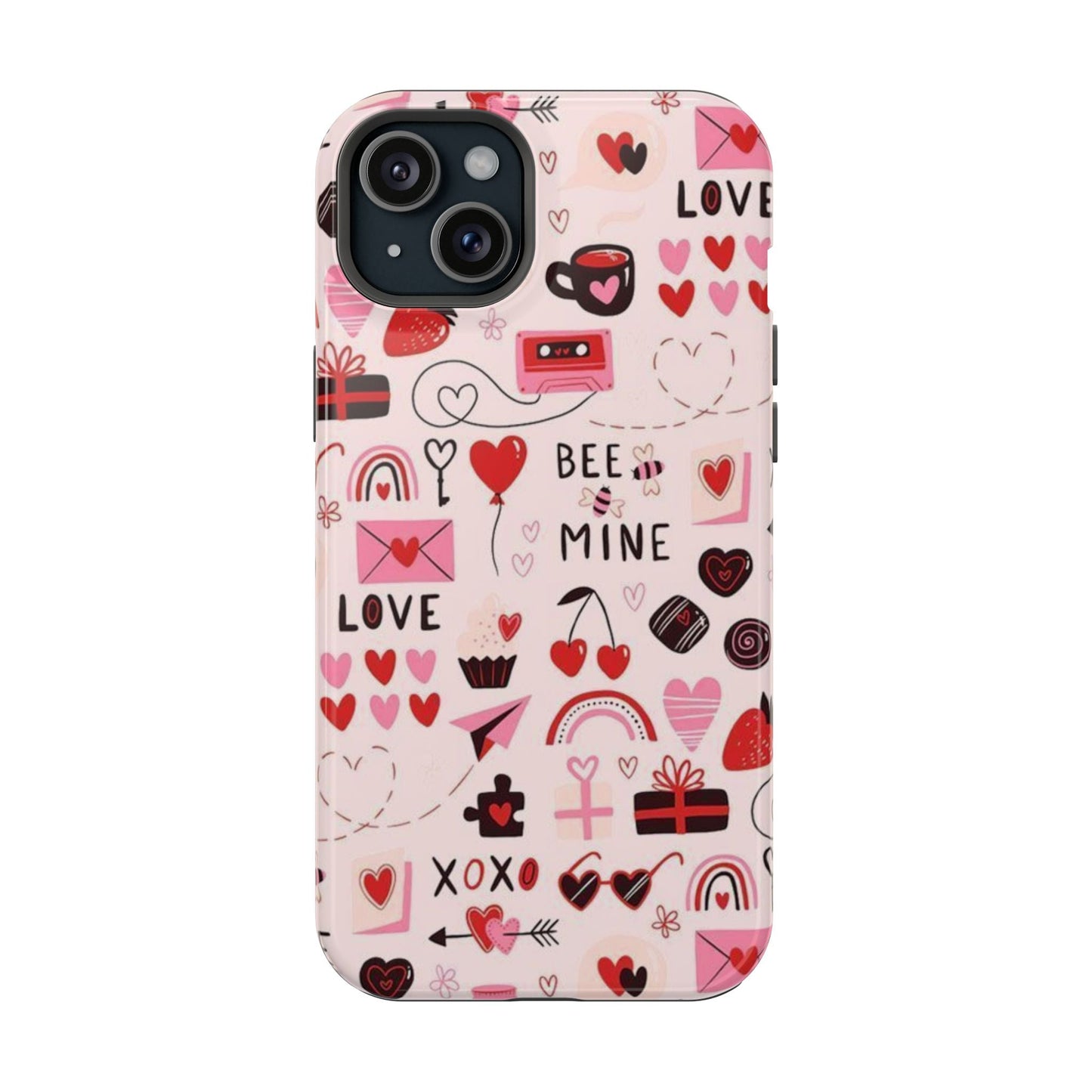 MagSafe Case: Bee Mine Love Doodles - BOGO Cases