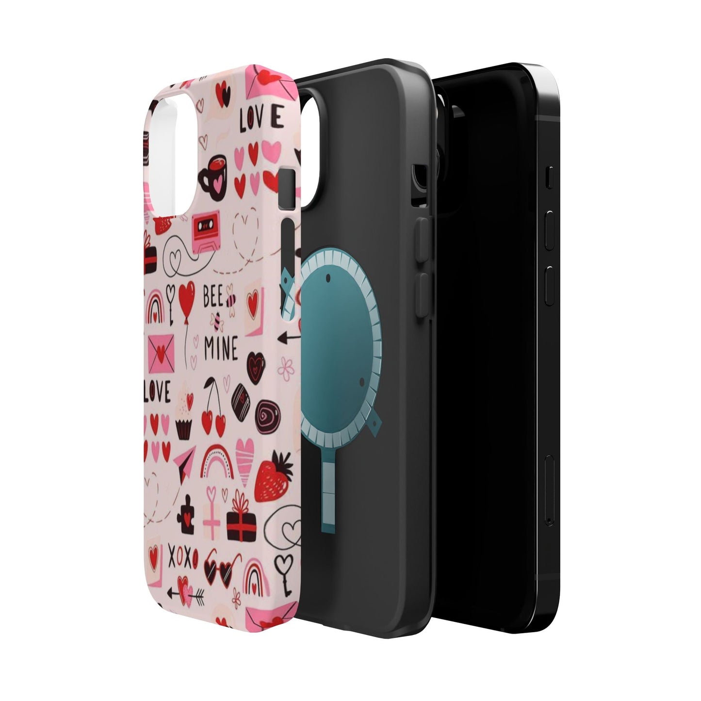 MagSafe Case: Bee Mine Love Doodles - BOGO Cases