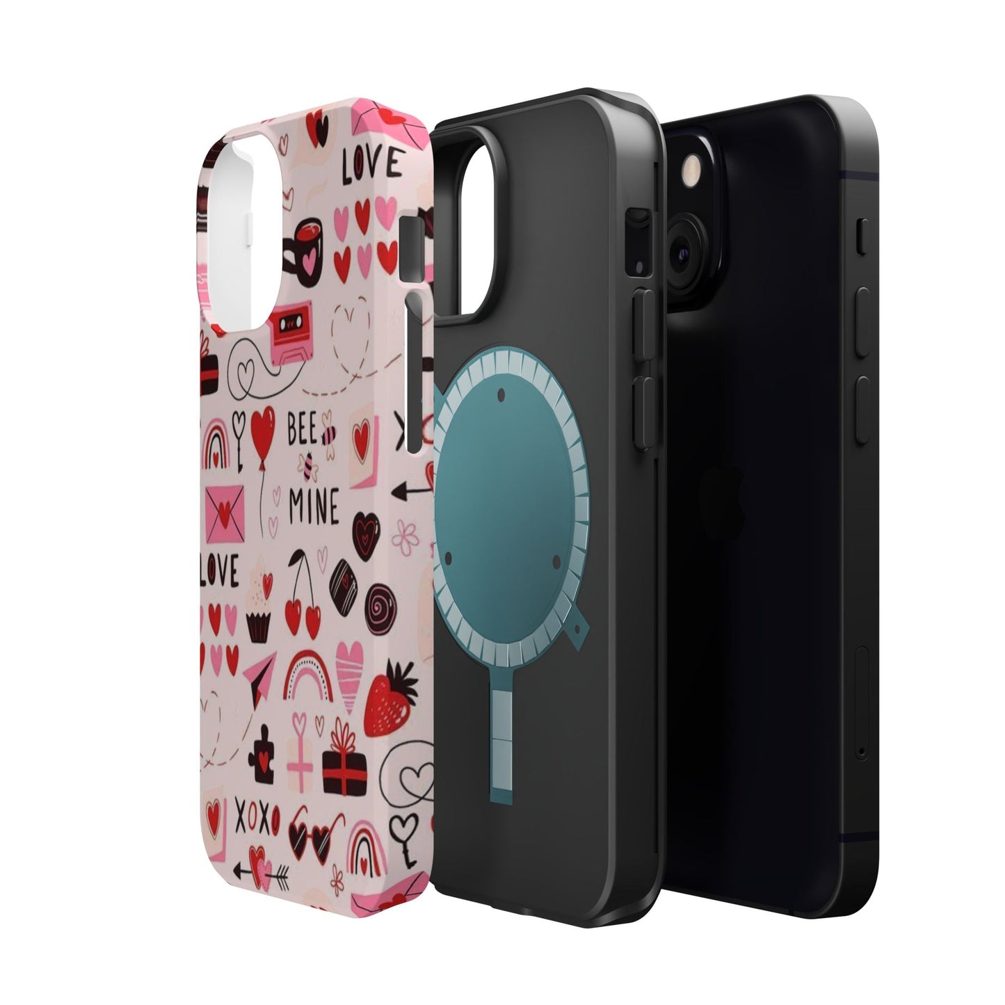 MagSafe Case: Bee Mine Love Doodles - BOGO Cases