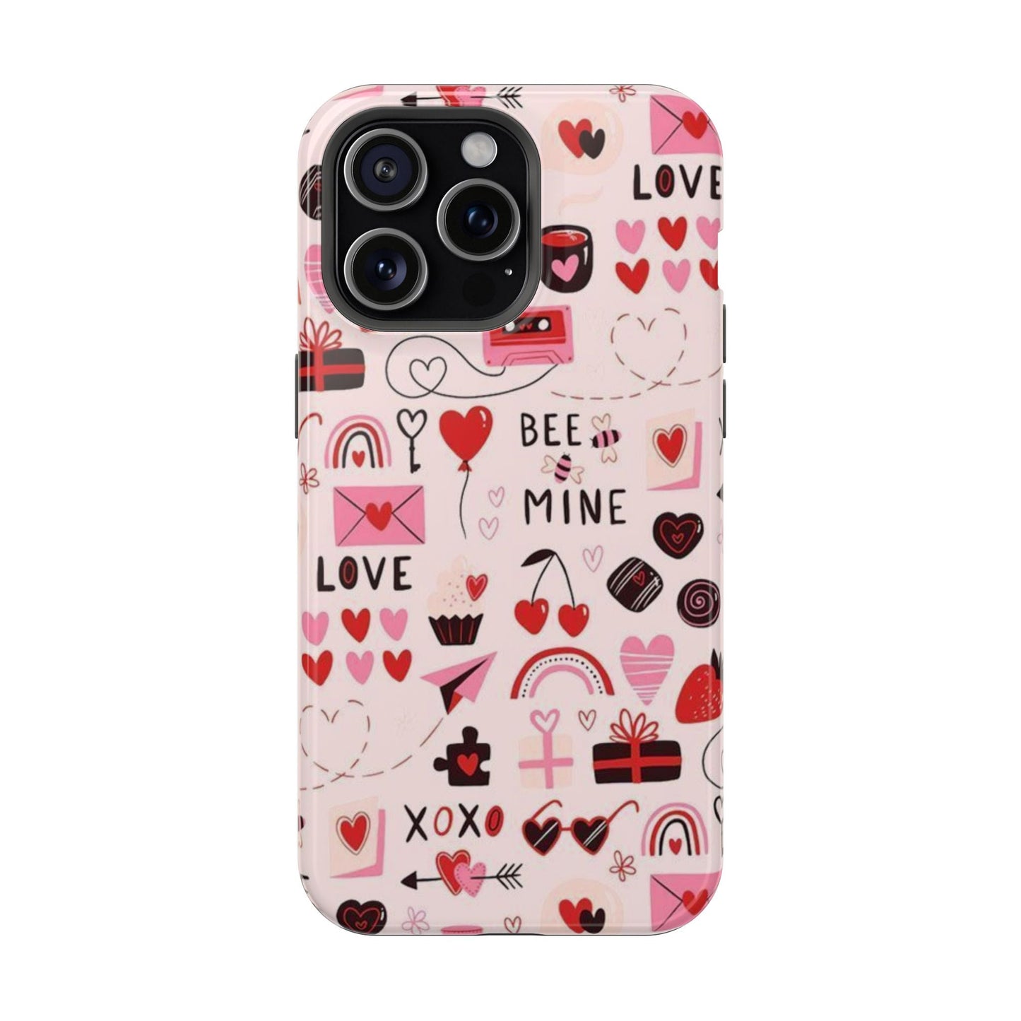 MagSafe Case: Bee Mine Love Doodles - BOGO Cases