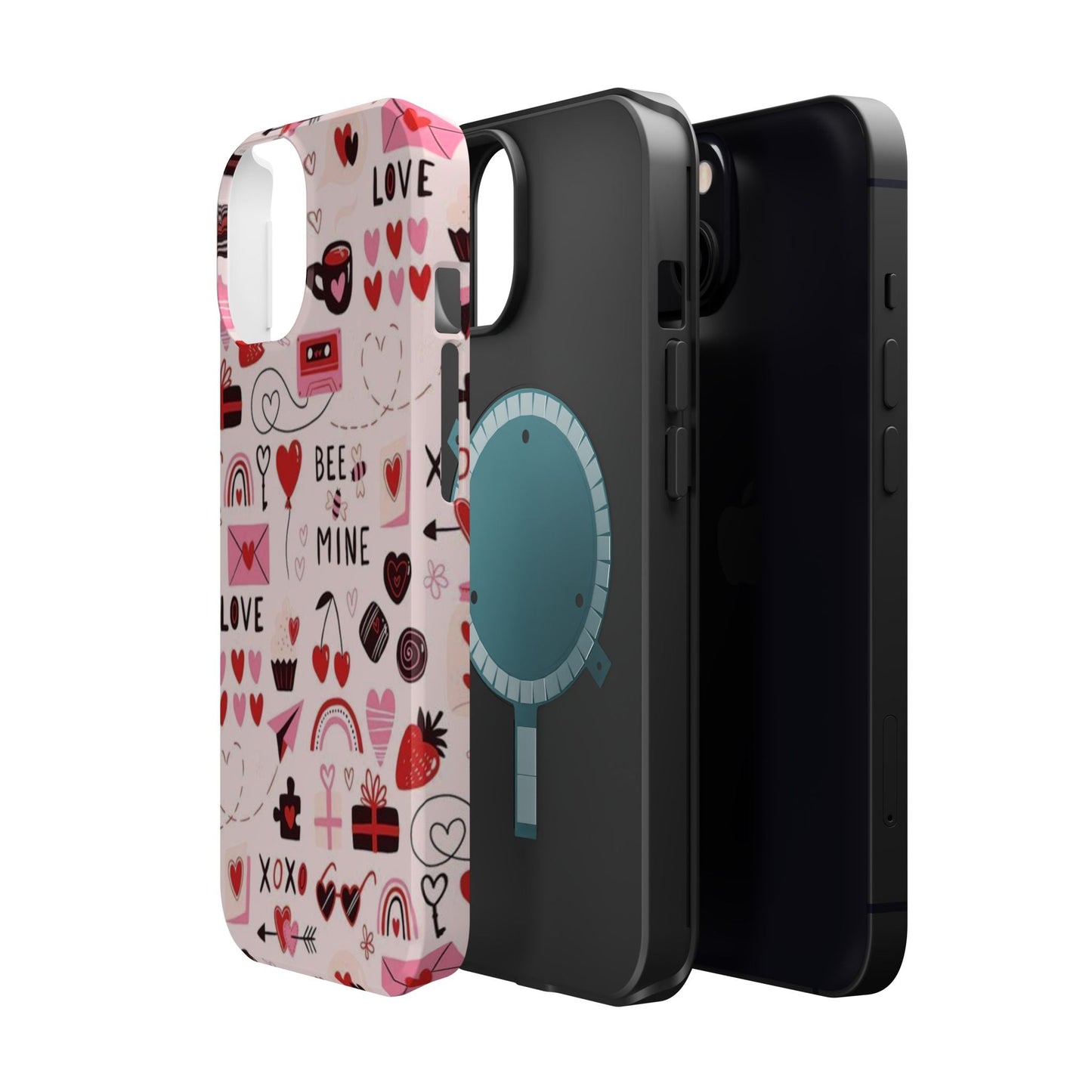 MagSafe Case: Bee Mine Love Doodles - BOGO Cases