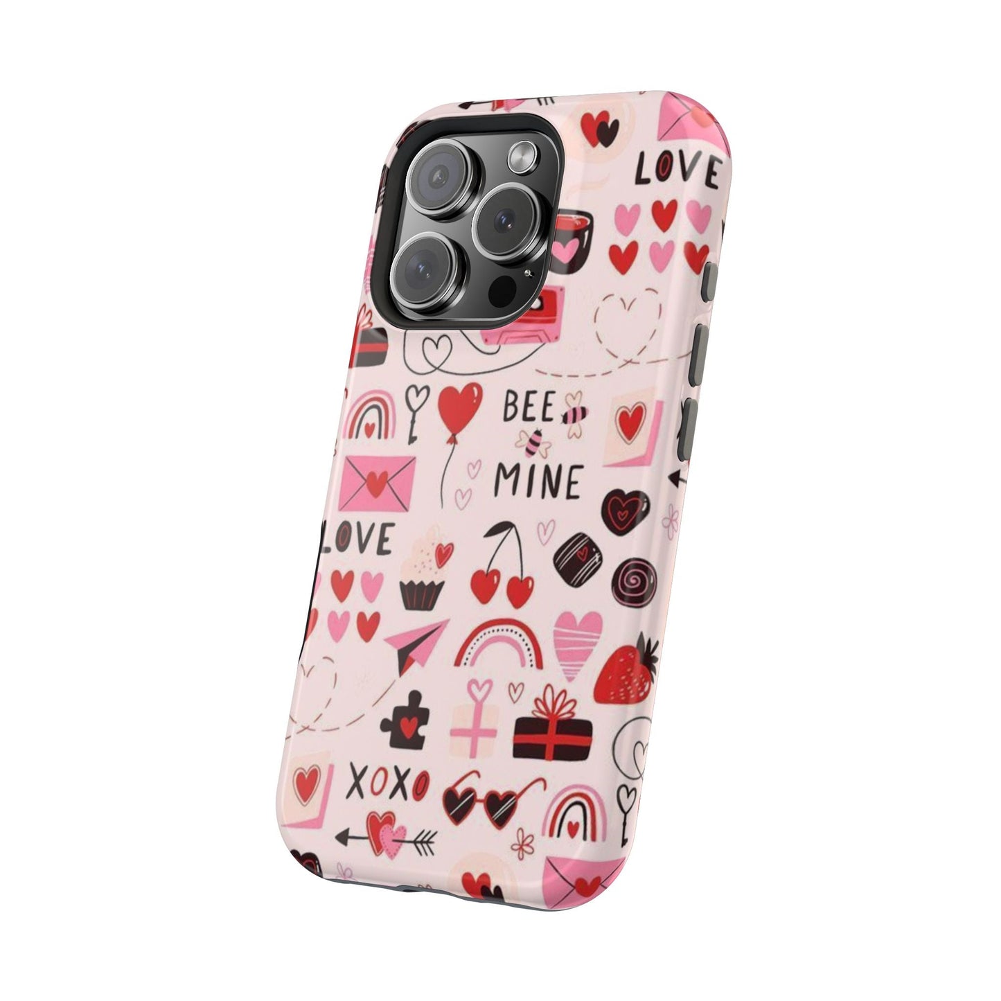 MagSafe Case: Bee Mine Love Doodles - BOGO Cases