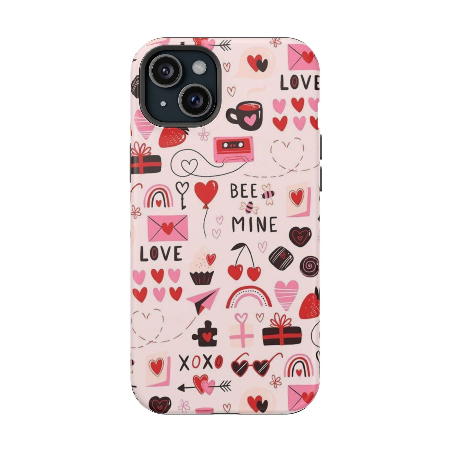 MagSafe Case: Bee Mine Love Doodles - BOGO Cases