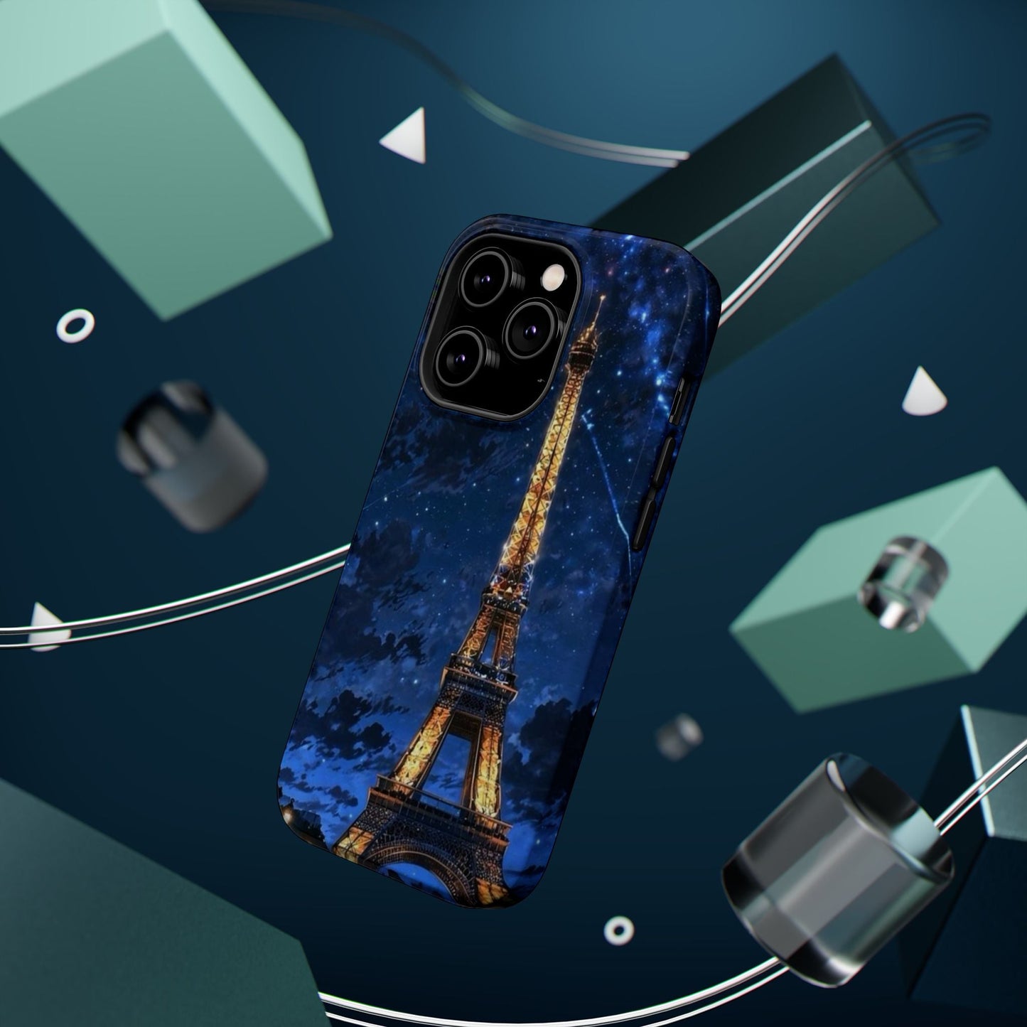 MagSafe Case - Eiffel Tower Under Starlit Sky Design - BOGO Cases