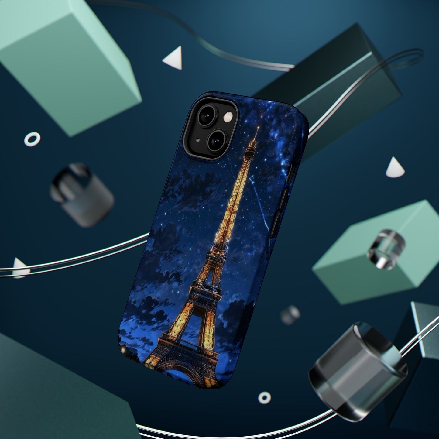 MagSafe Case - Eiffel Tower Under Starlit Sky Design - BOGO Cases