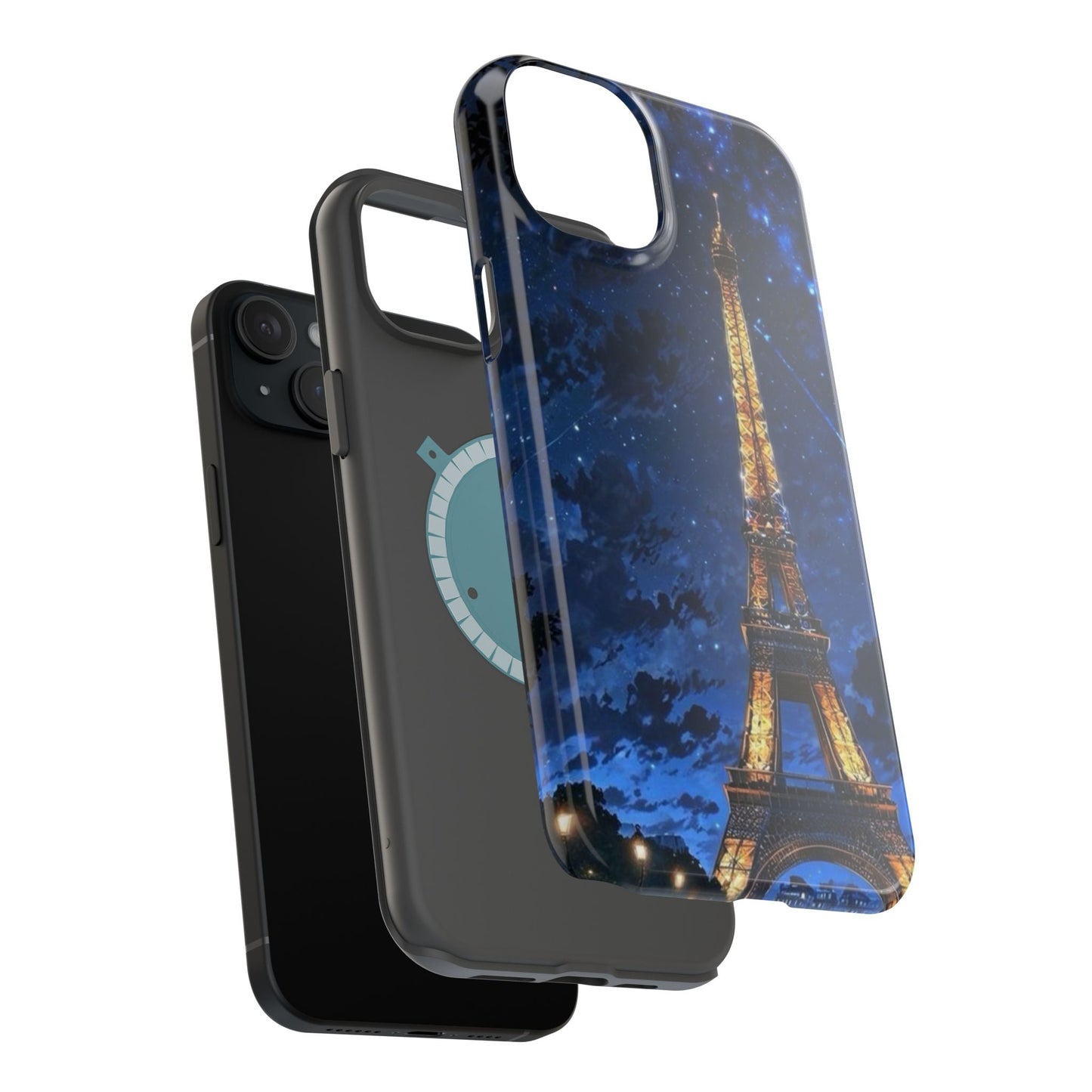 MagSafe Case - Eiffel Tower Under Starlit Sky Design - BOGO Cases