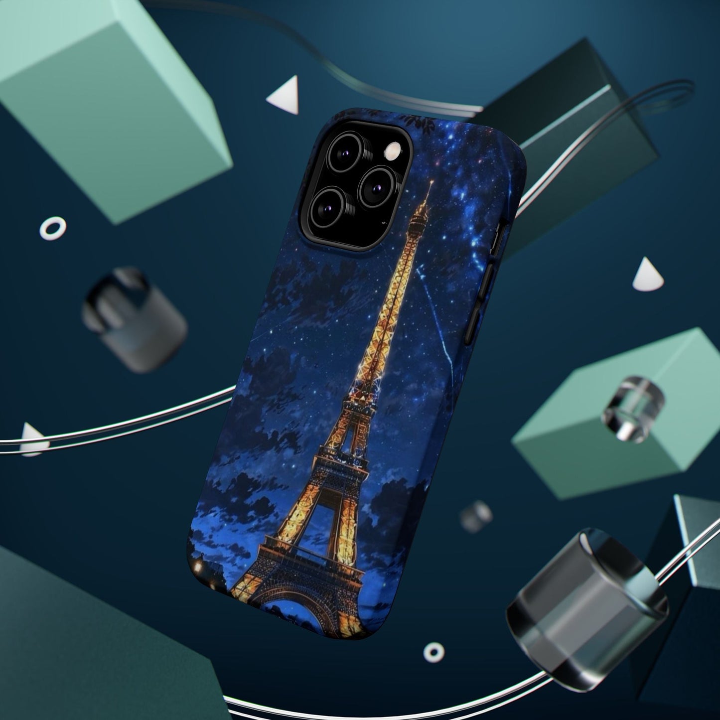 MagSafe Case - Eiffel Tower Under Starlit Sky Design - BOGO Cases
