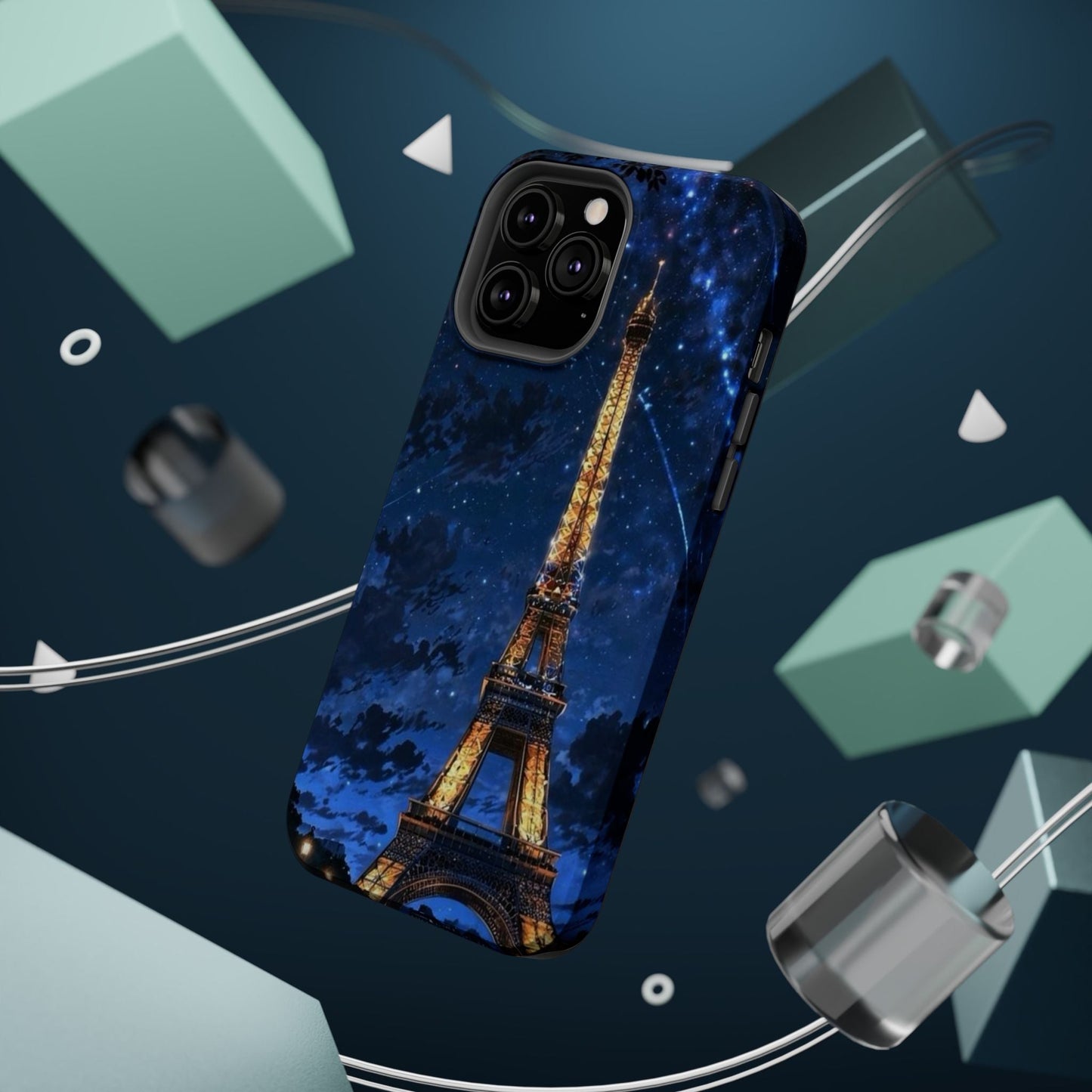 MagSafe Case - Eiffel Tower Under Starlit Sky Design - BOGO Cases
