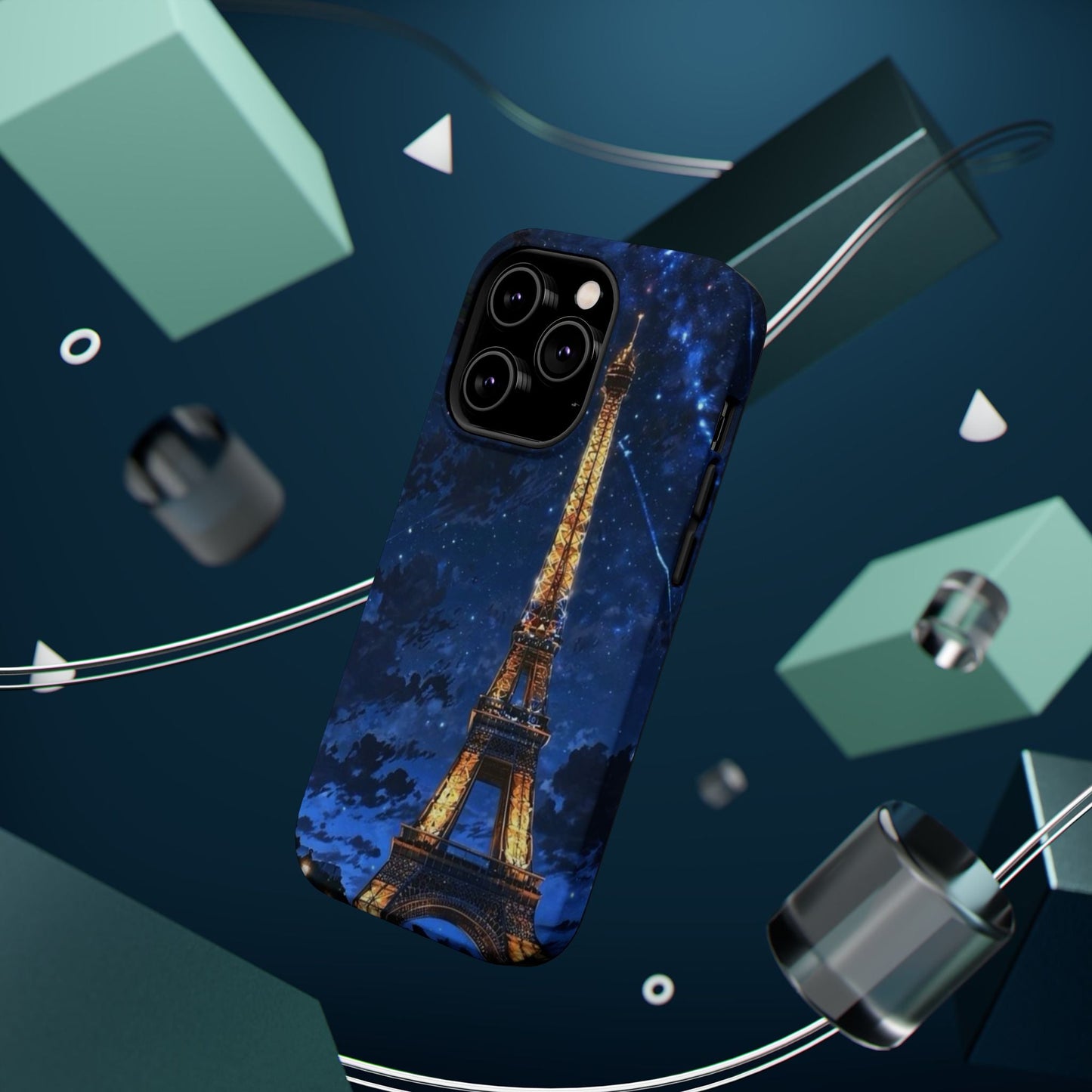 MagSafe Case - Eiffel Tower Under Starlit Sky Design - BOGO Cases