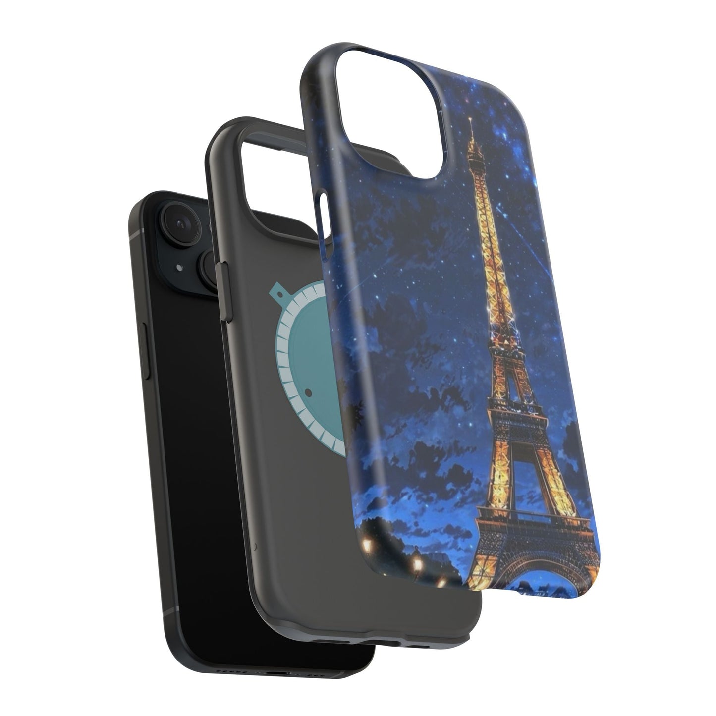 MagSafe Case - Eiffel Tower Under Starlit Sky Design - BOGO Cases