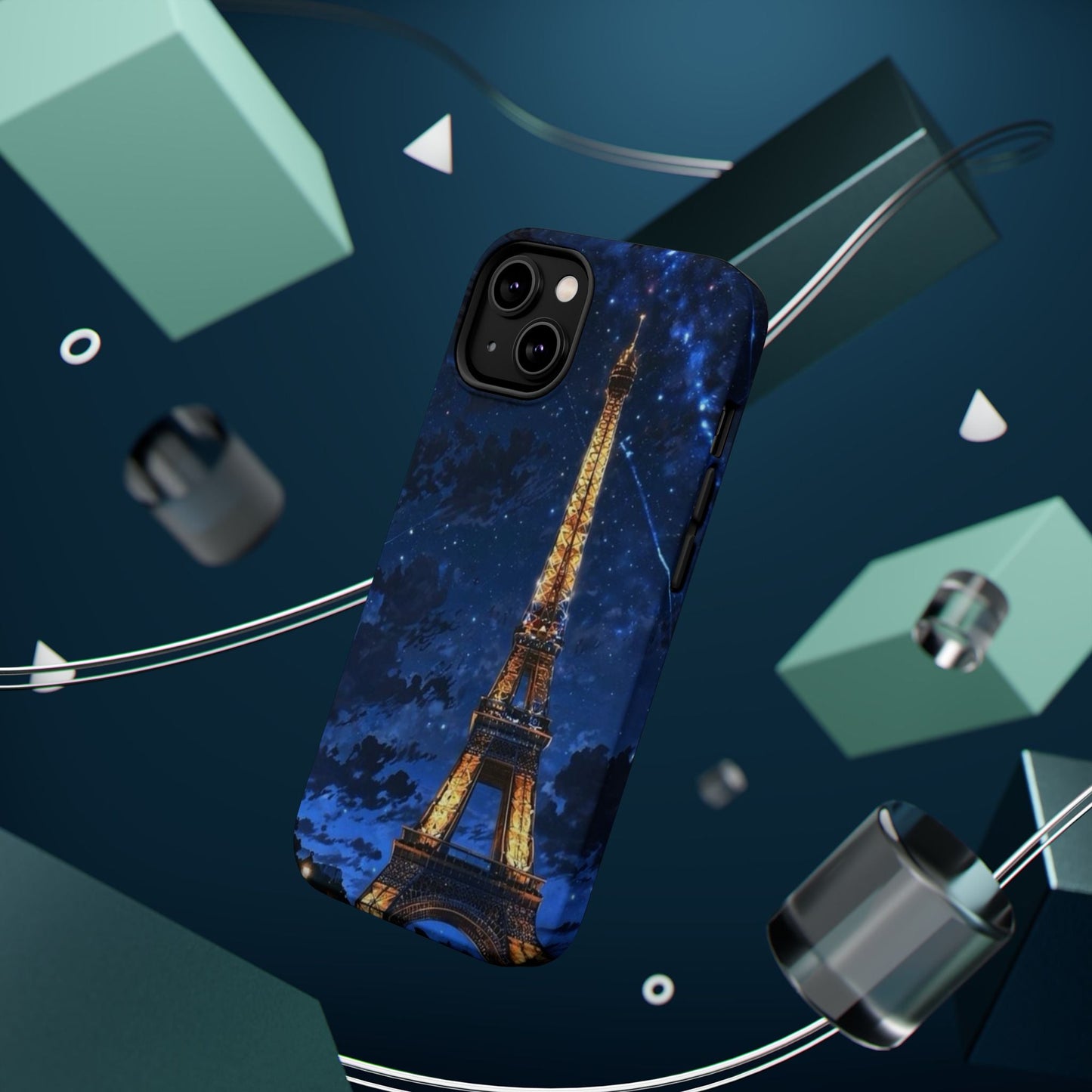 MagSafe Case - Eiffel Tower Under Starlit Sky Design - BOGO Cases