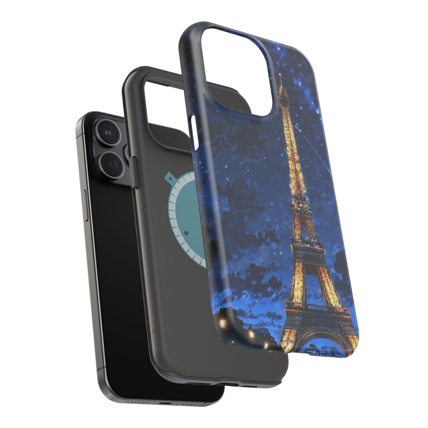 MagSafe Case - Eiffel Tower Under Starlit Sky Design - BOGO Cases
