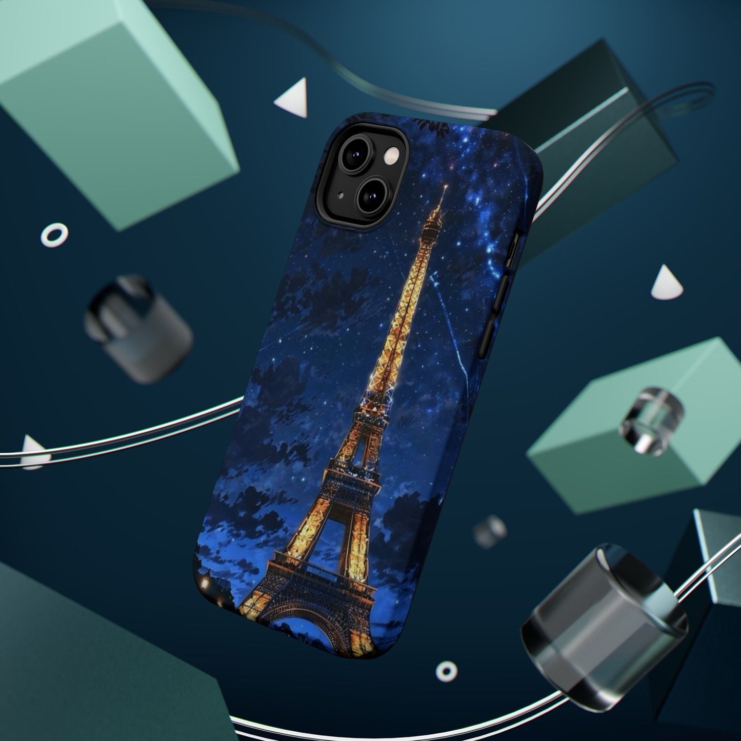 MagSafe Case - Eiffel Tower Under Starlit Sky Design - BOGO Cases