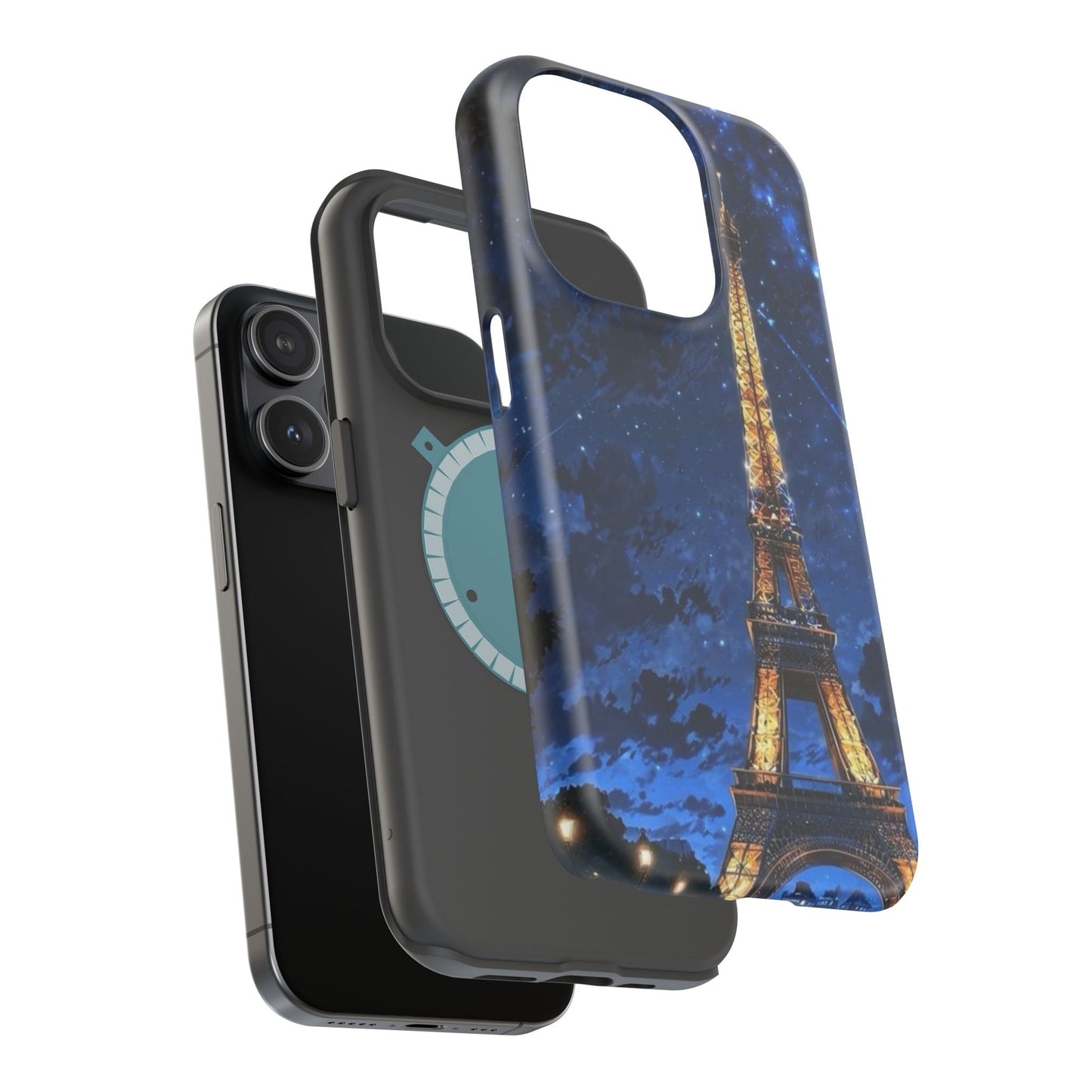 MagSafe Case - Eiffel Tower Under Starlit Sky Design - BOGO Cases