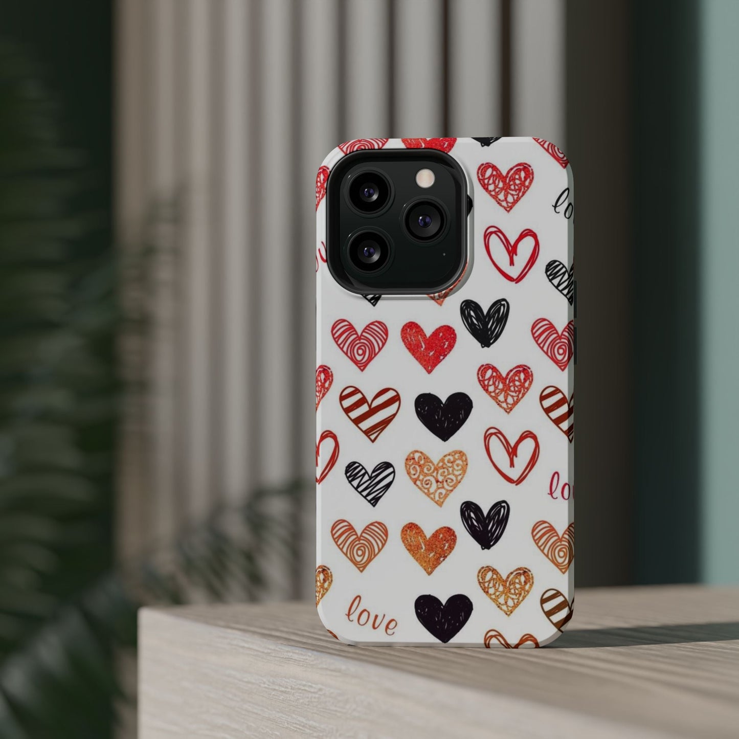 MagSafe Case: Hand - Drawn Hearts & Love - BOGO Cases