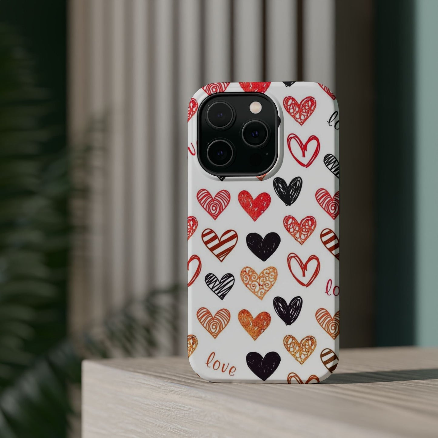 MagSafe Case: Hand - Drawn Hearts & Love - BOGO Cases