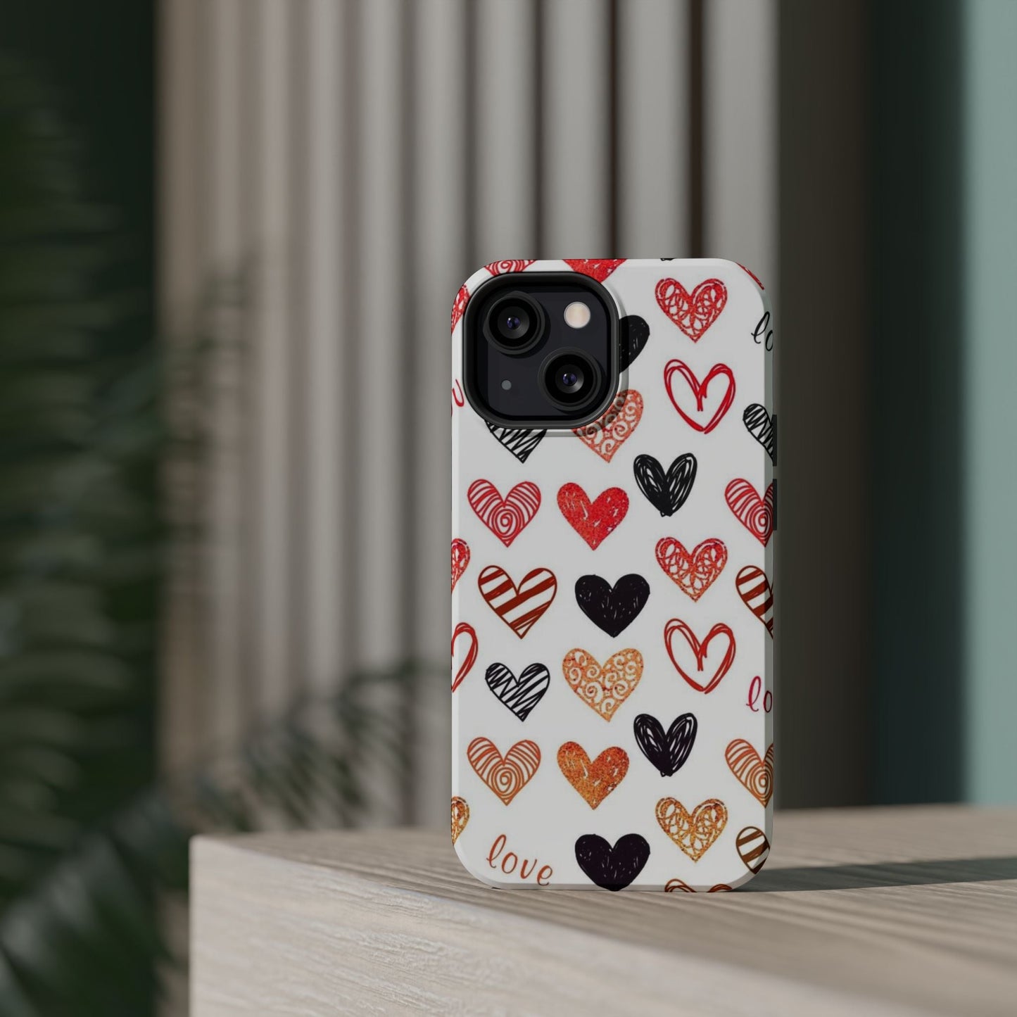 MagSafe Case: Hand - Drawn Hearts & Love - BOGO Cases