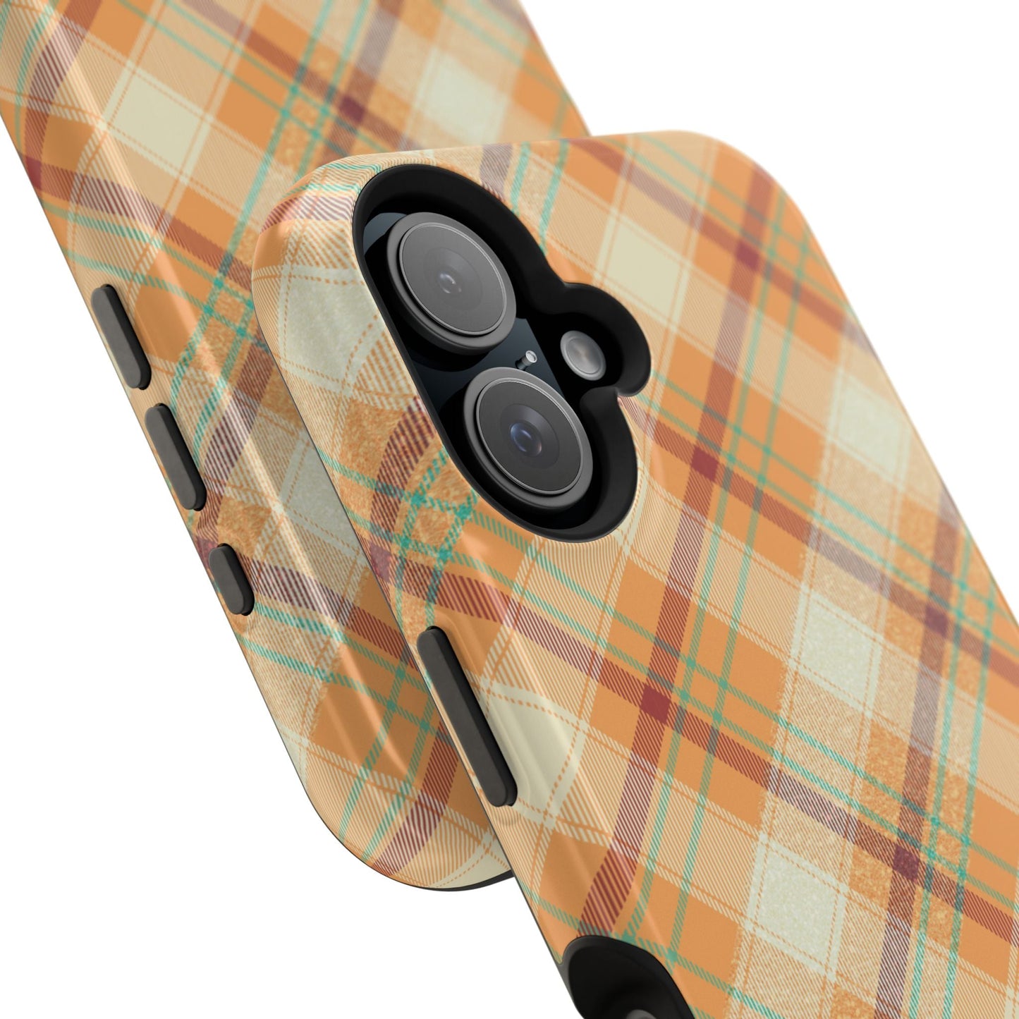 MagSafe Case - Warm Autumn Plaid Design - BOGO Cases