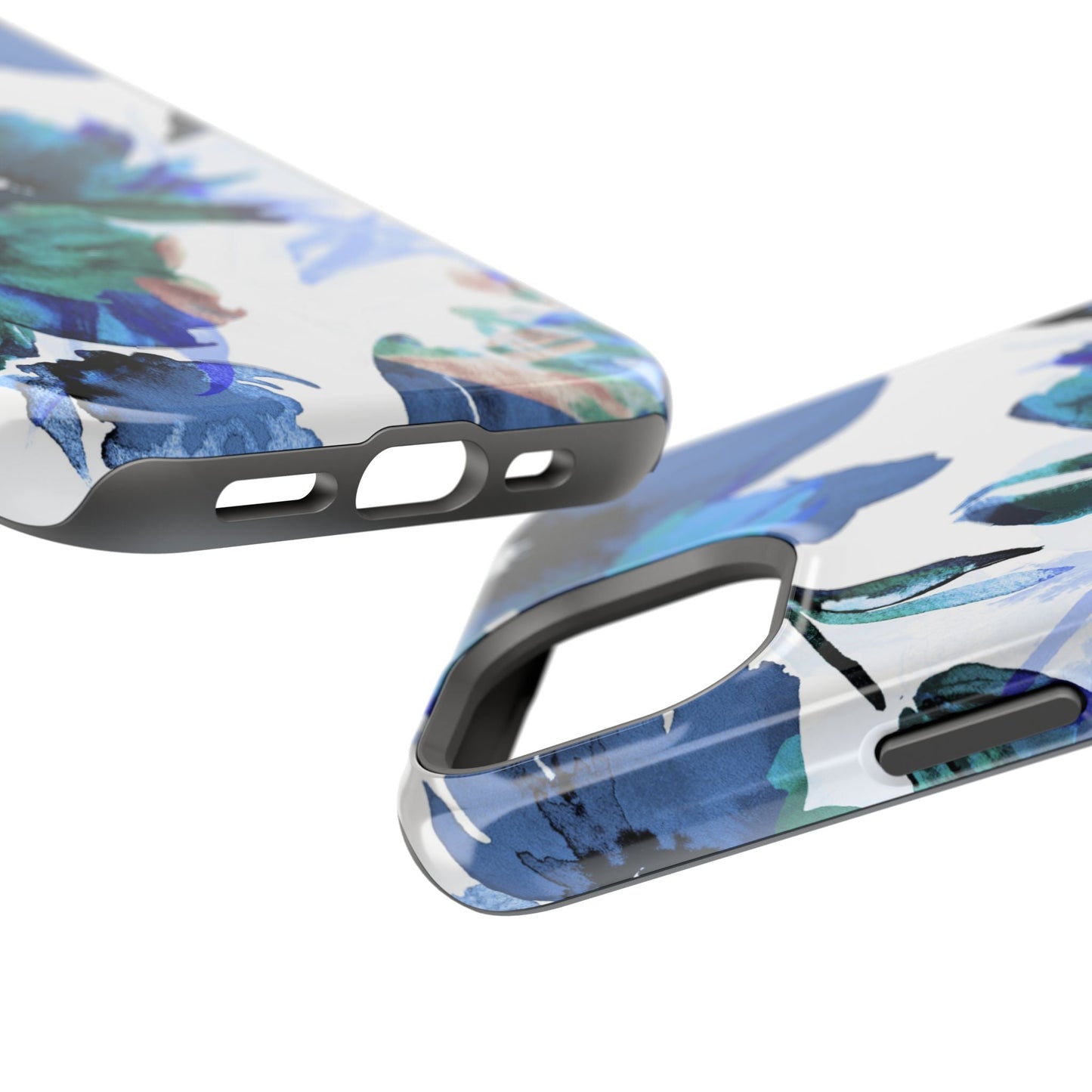 MagSafe iPhone Case – Serene Blue Blossom - BOGO Cases