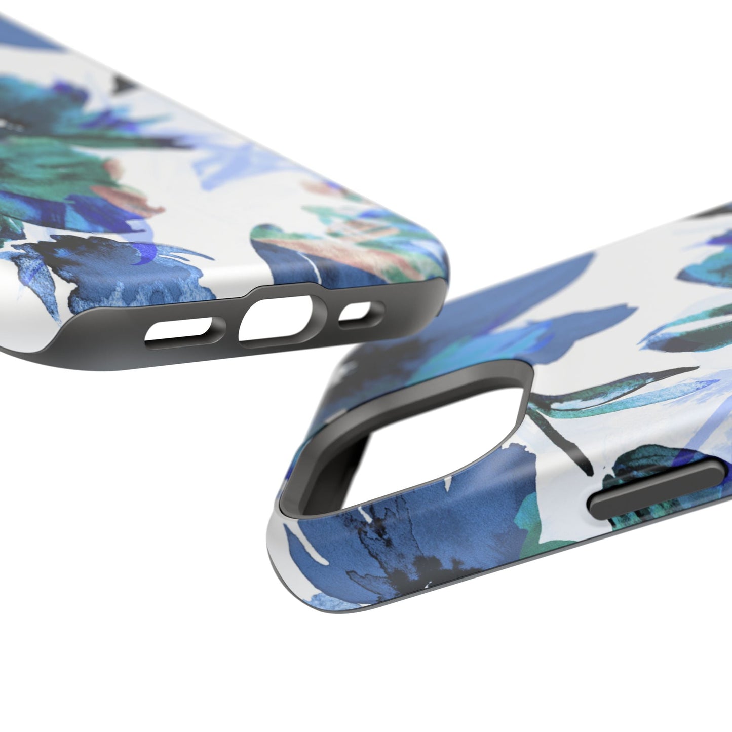 MagSafe iPhone Case – Serene Blue Blossom - BOGO Cases