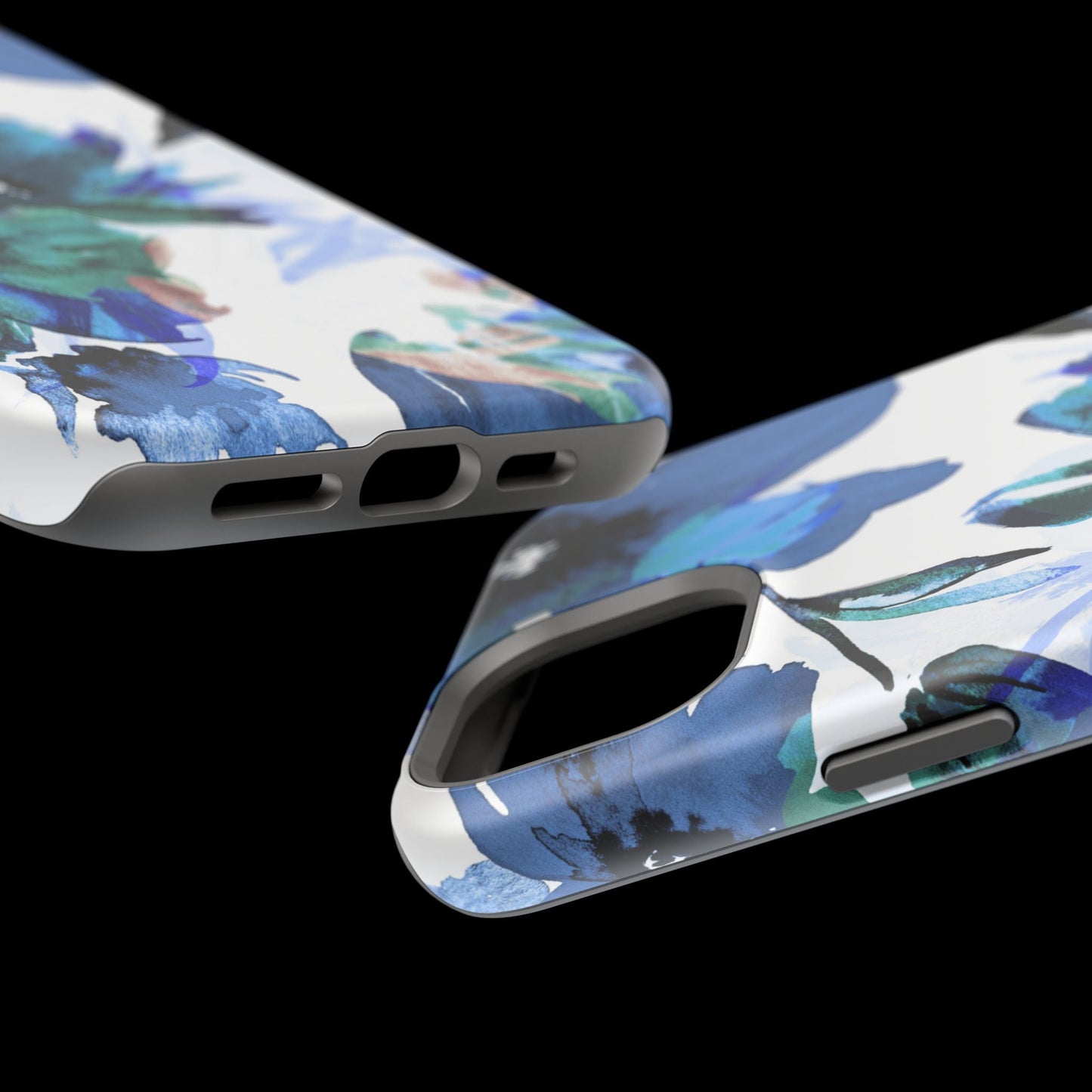MagSafe iPhone Case – Serene Blue Blossom - BOGO Cases