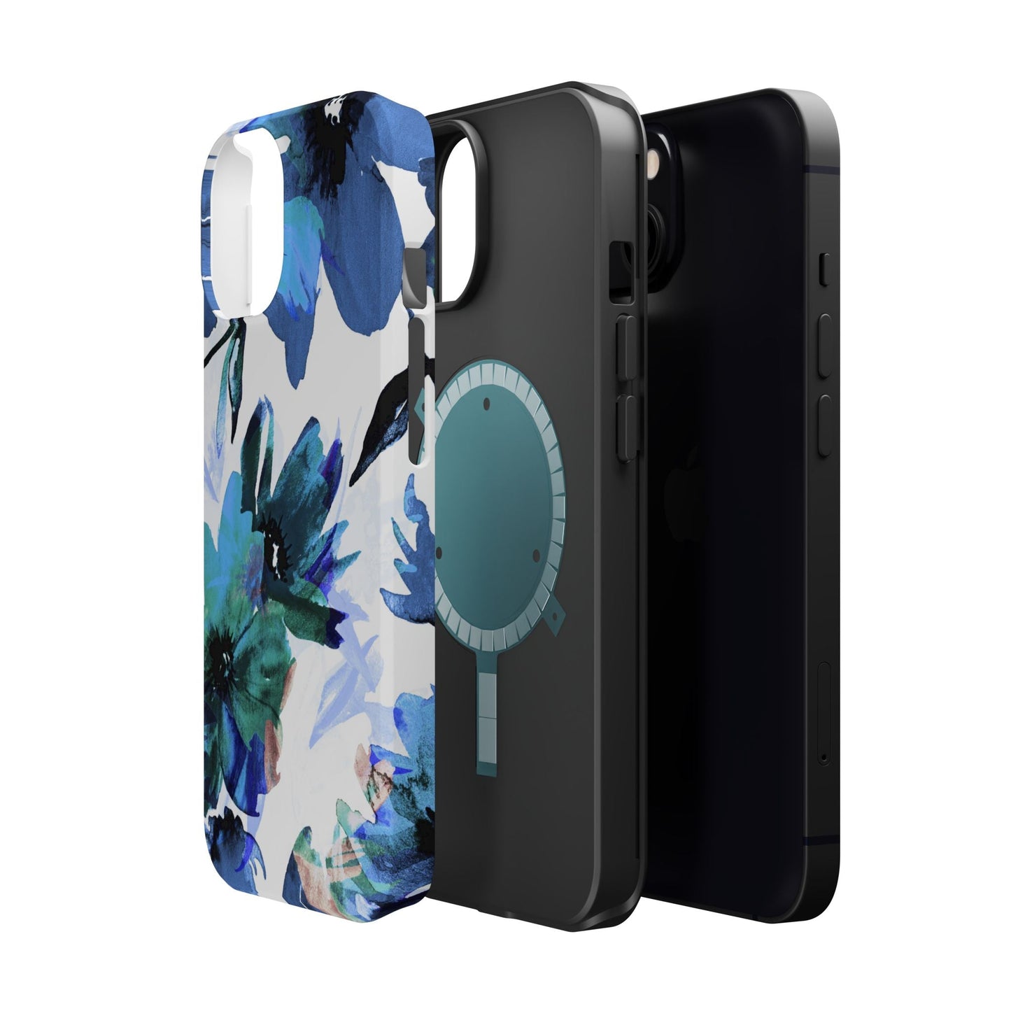 MagSafe iPhone Case – Serene Blue Blossom - BOGO Cases