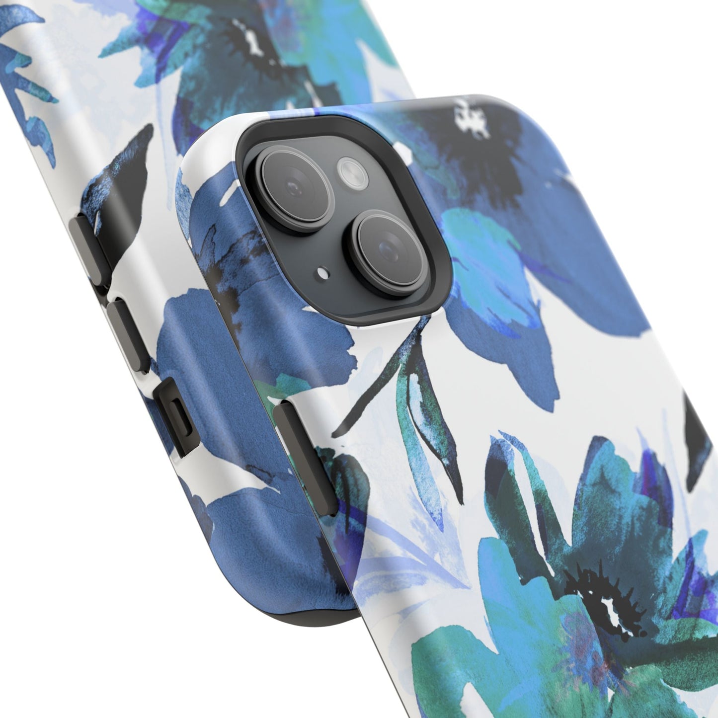 MagSafe iPhone Case – Serene Blue Blossom - BOGO Cases