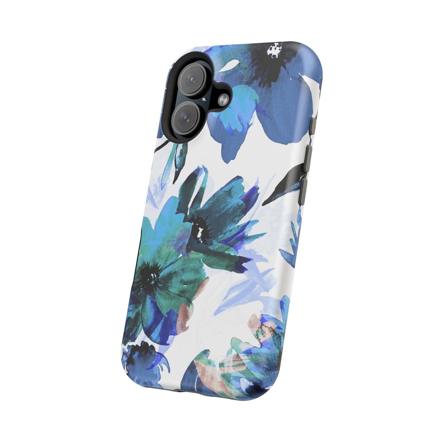 MagSafe iPhone Case – Serene Blue Blossom - BOGO Cases