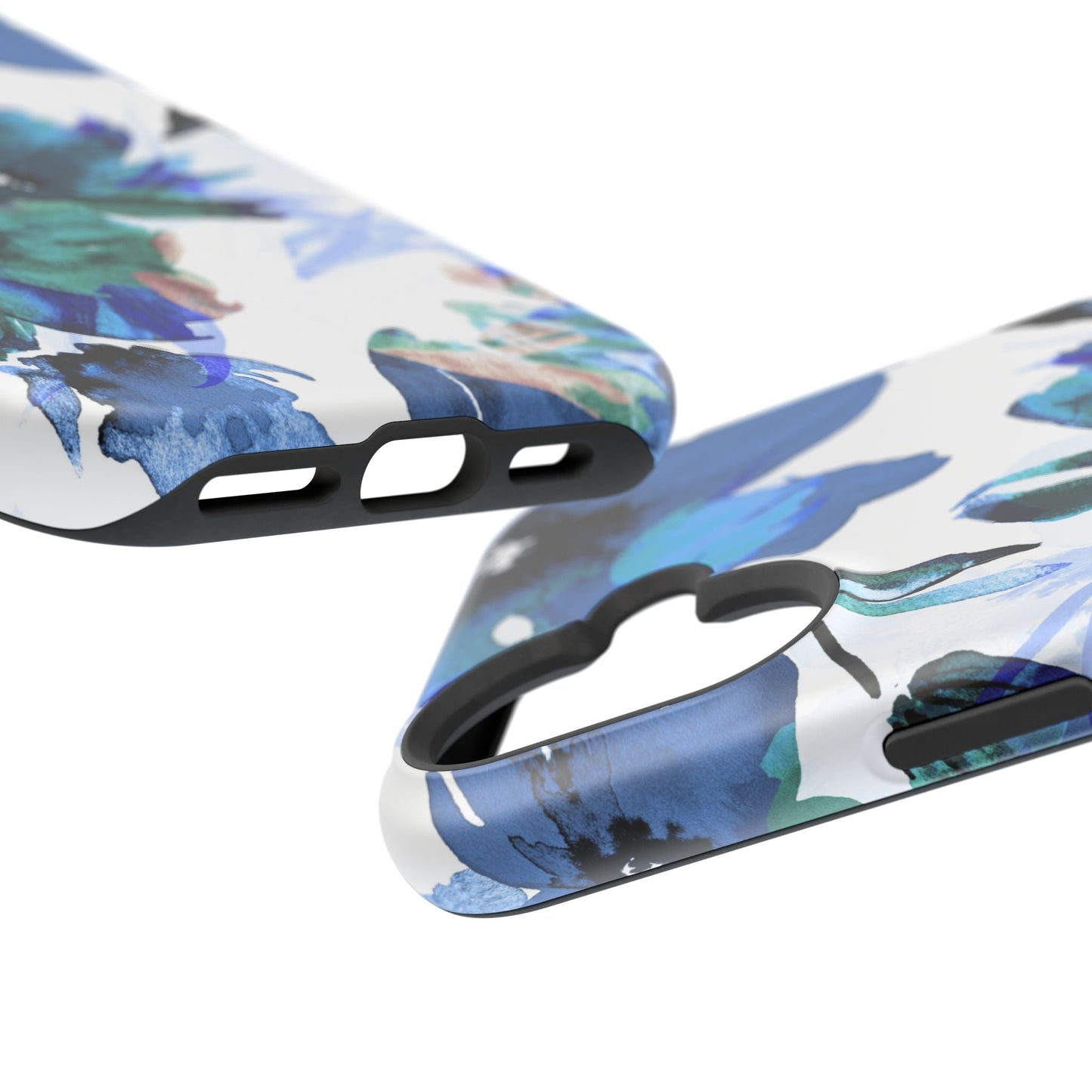 MagSafe iPhone Case – Serene Blue Blossom - BOGO Cases