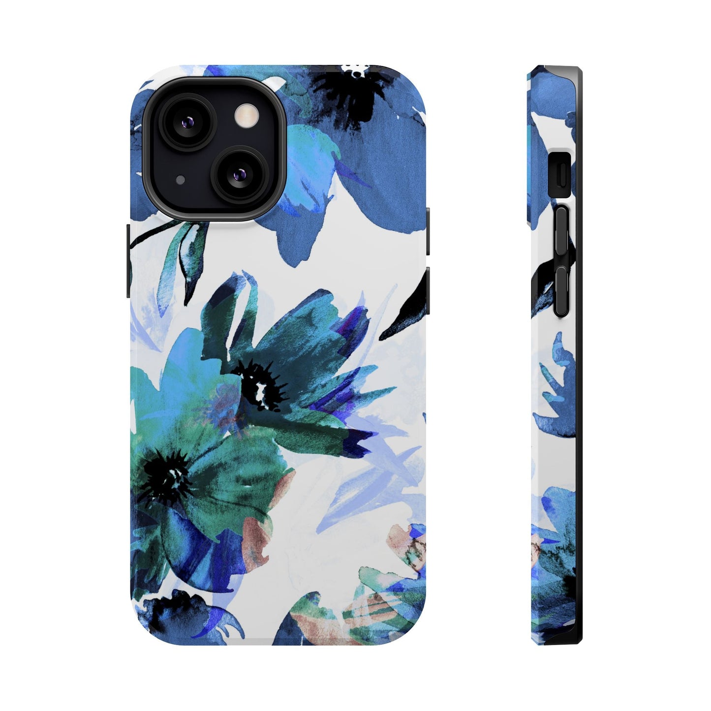 MagSafe iPhone Case – Serene Blue Blossom - BOGO Cases