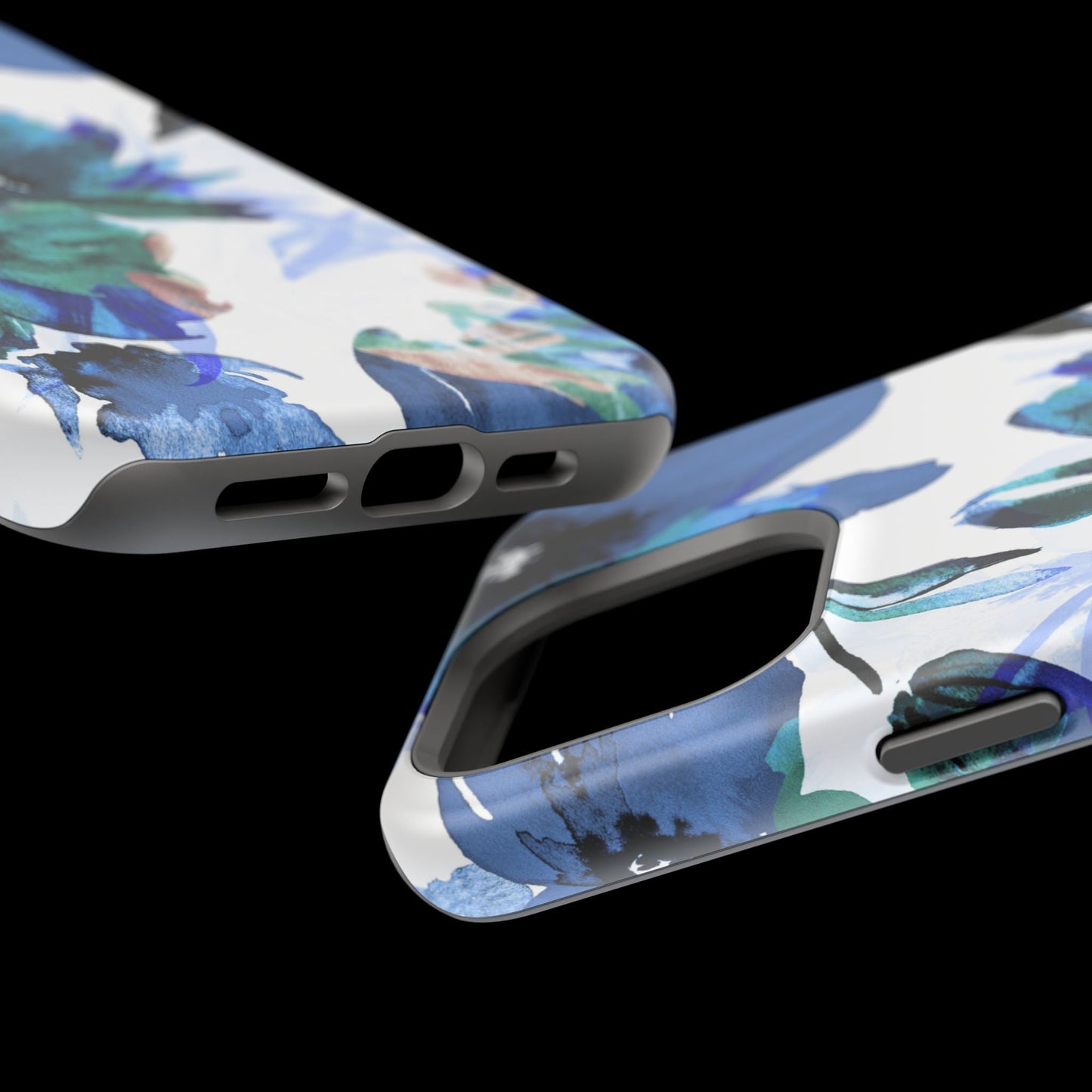 MagSafe iPhone Case – Serene Blue Blossom - BOGO Cases