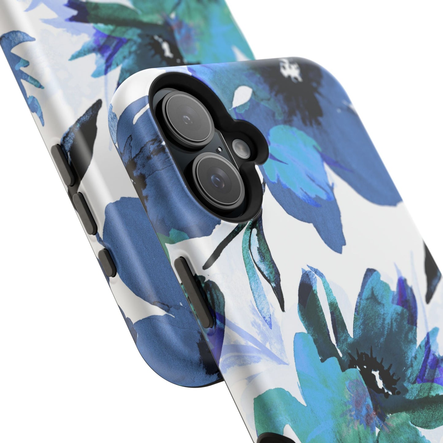 MagSafe iPhone Case – Serene Blue Blossom - BOGO Cases