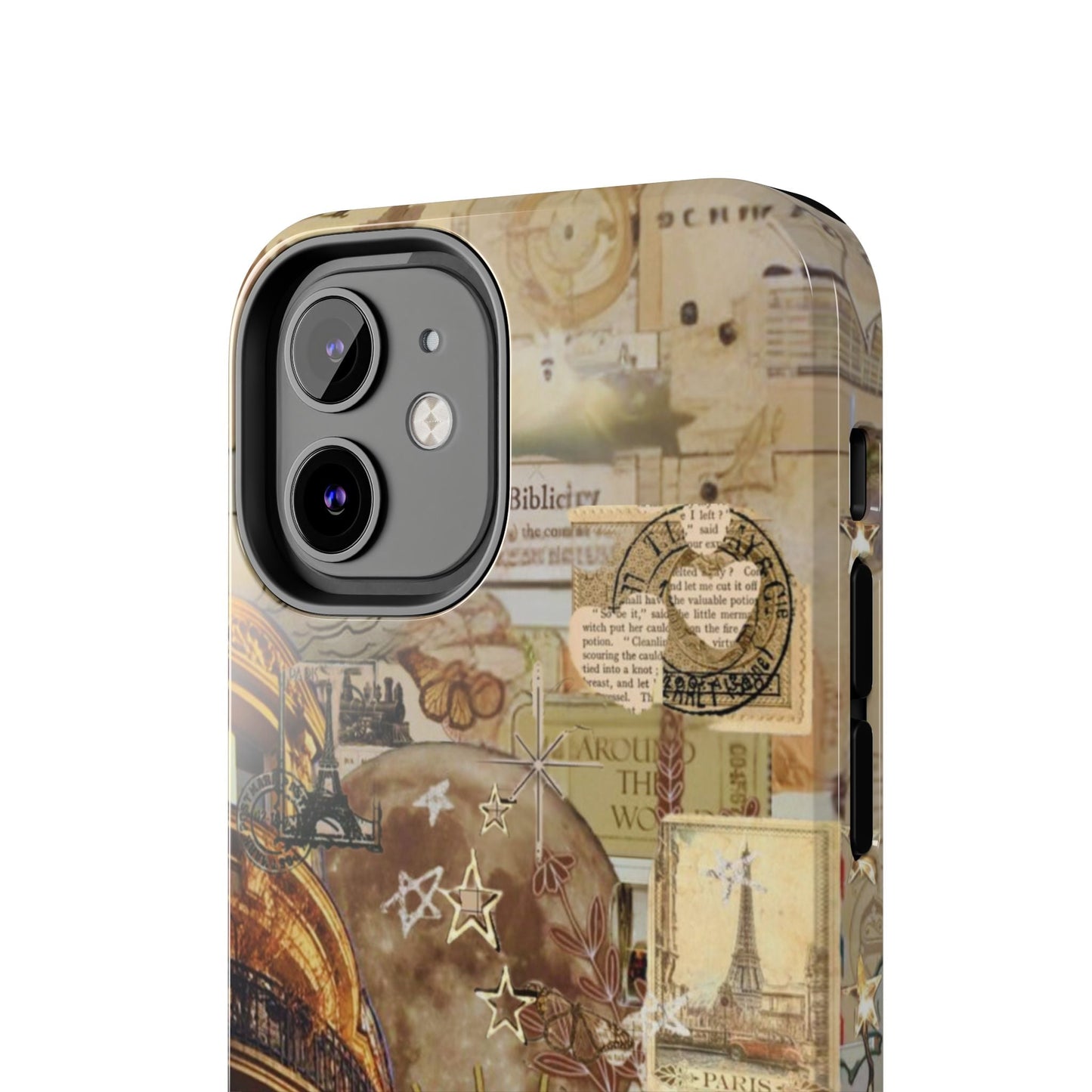Parisian Dream Collage iPhone Case – Dual - Layer Protection with Vintage French Aesthetic - BOGO Cases