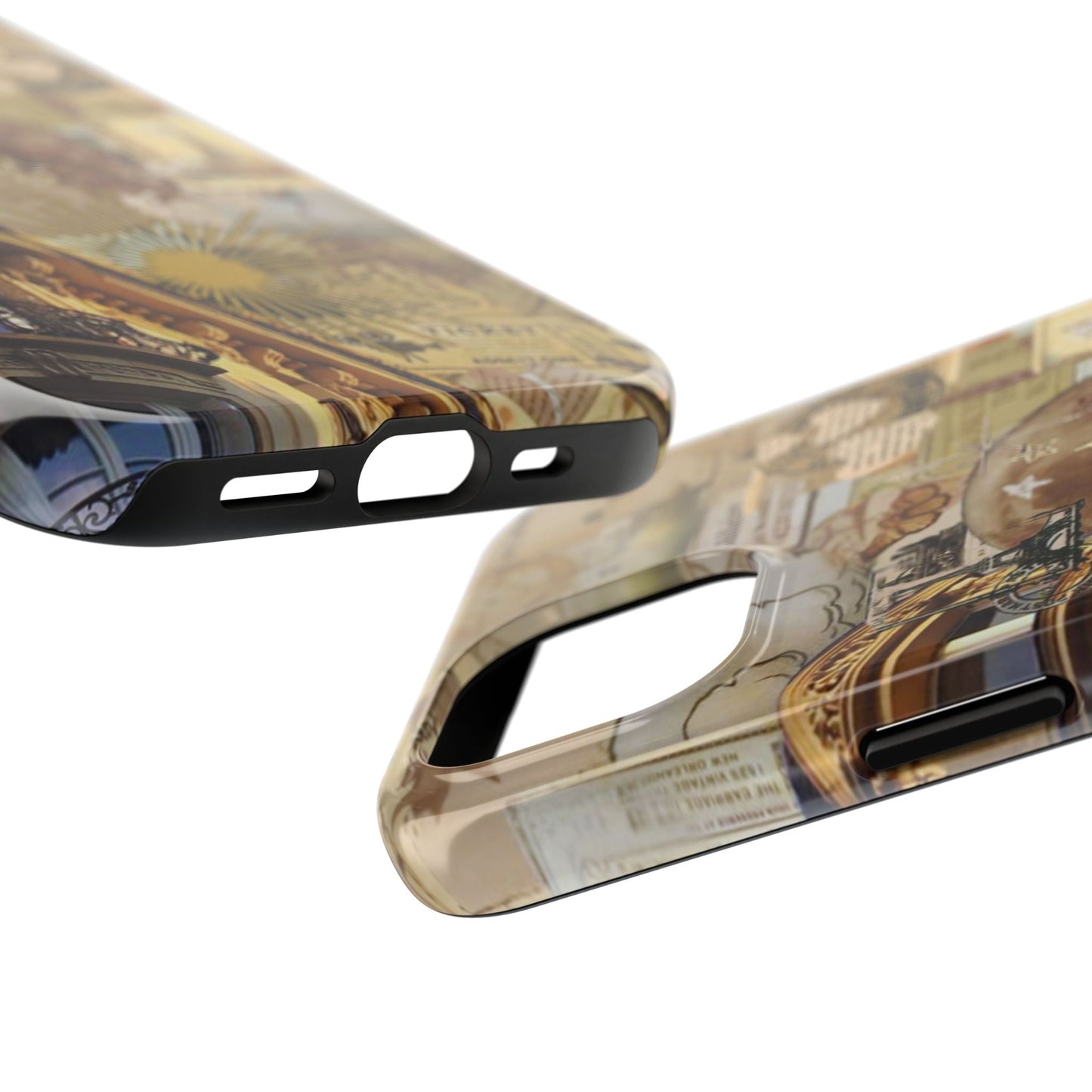 Parisian Dream Collage iPhone Case – Dual - Layer Protection with Vintage French Aesthetic - BOGO Cases